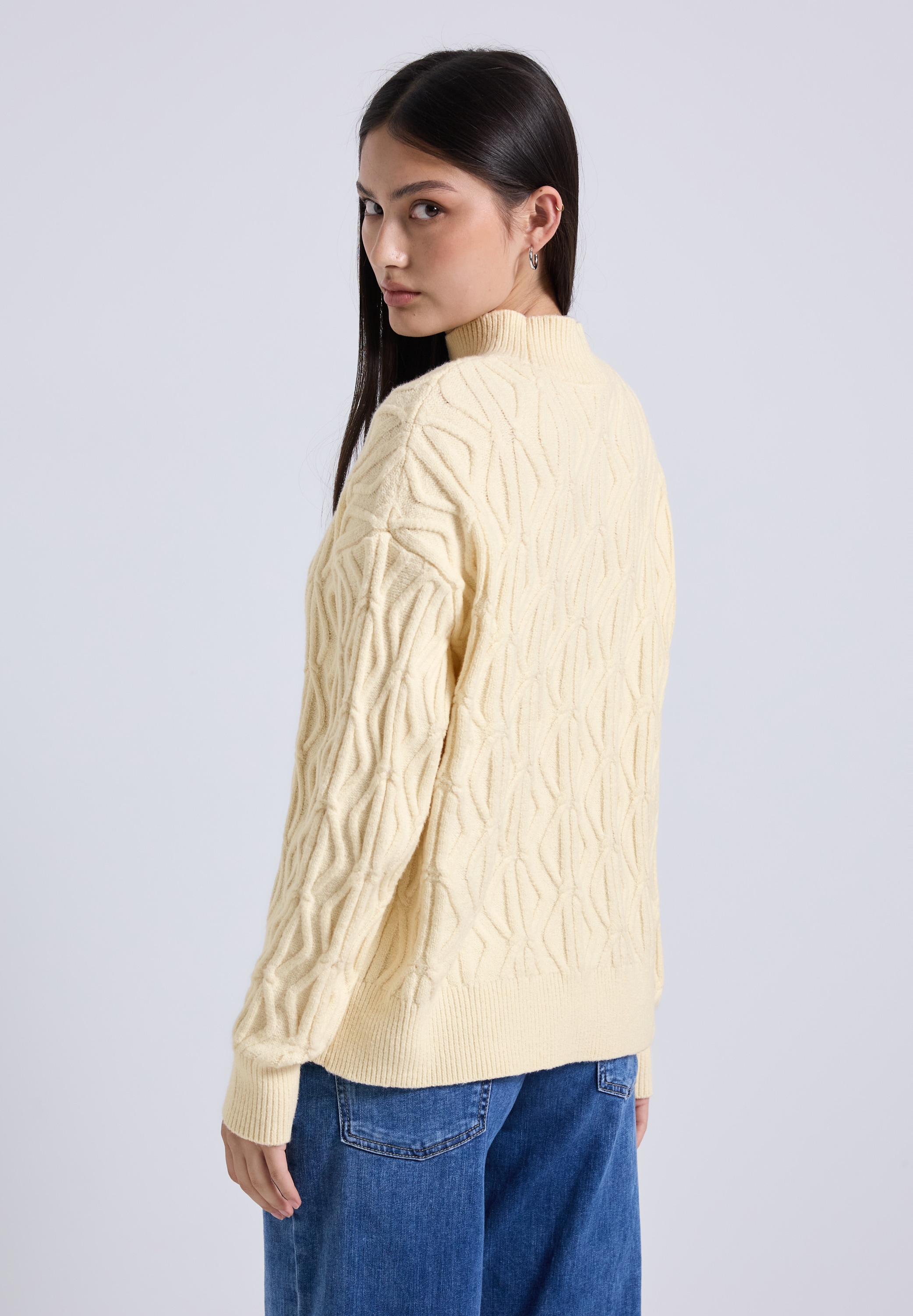 STREET ONE STUDIO Strickpullover, mit Turtleneck