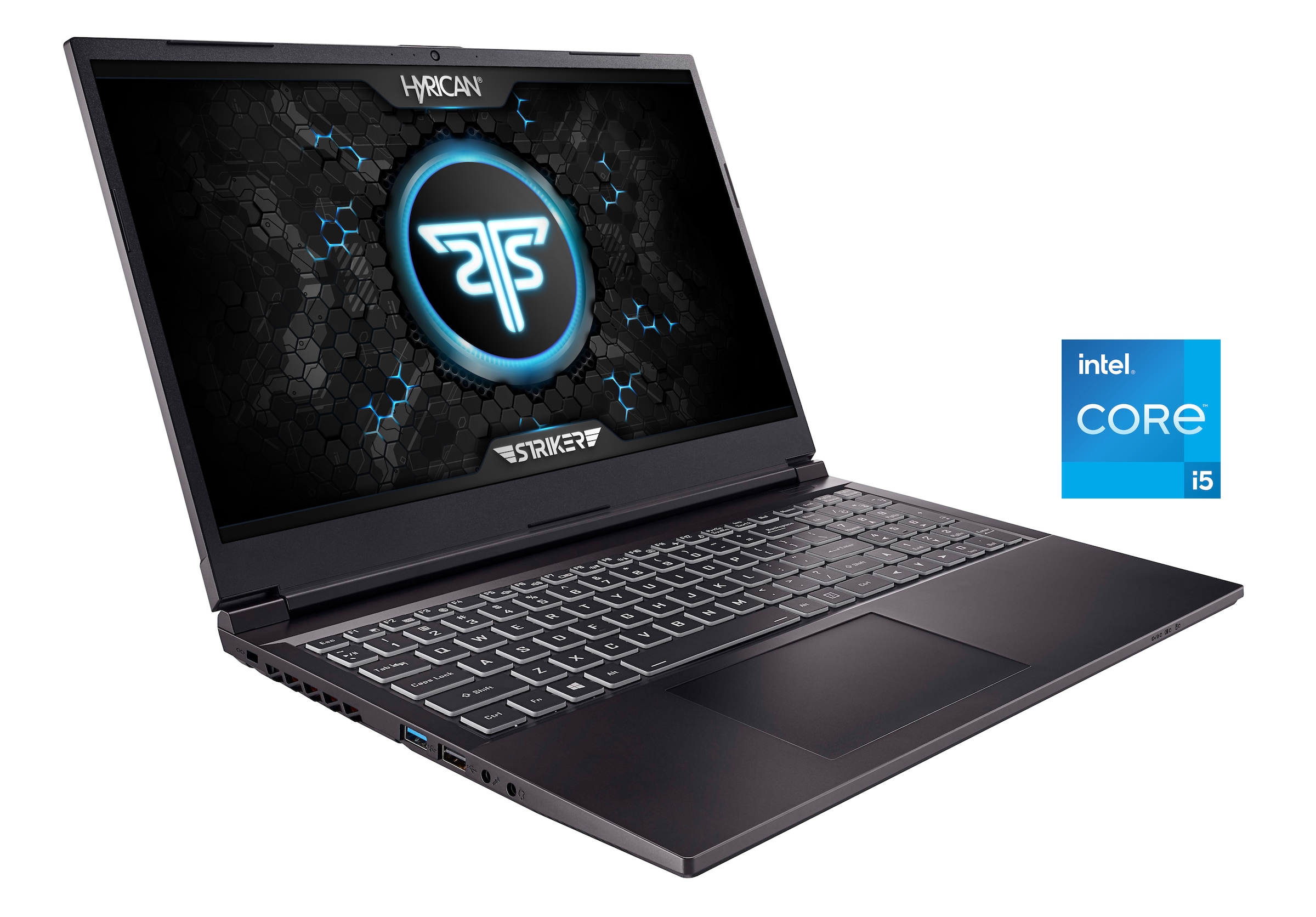 Hyrican Gaming-Notebook »Striker 1645«, 39,62 cm, / 15,6 Zoll, Intel, Core i5, GeForce RTX 3050, 1000 GB SSD