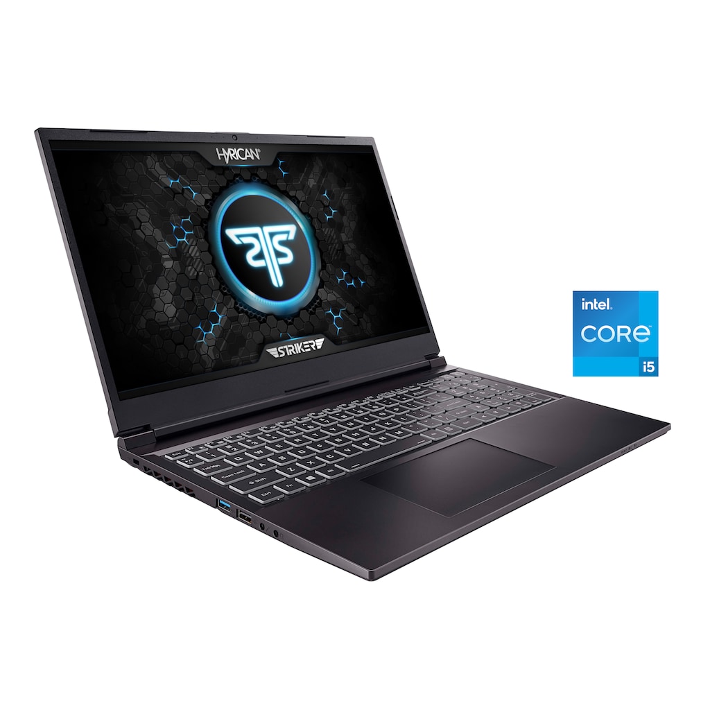 Hyrican Gaming-Notebook »Striker 1644«, 39,62 cm, / 15,6 Zoll, Intel, Core i5, GeForce RTX 3050, 480 GB SSD