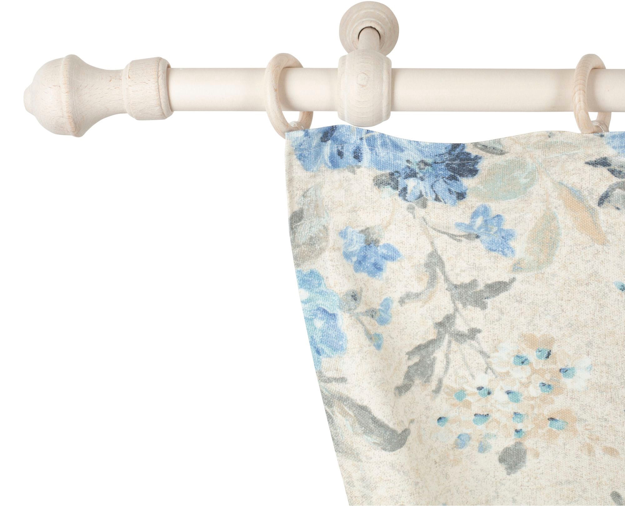 SN DECO GROUP Gardinenstange "Ares" 1 läufig-läufig Fixmaß 28 mm, Holz, ver günstig online kaufen