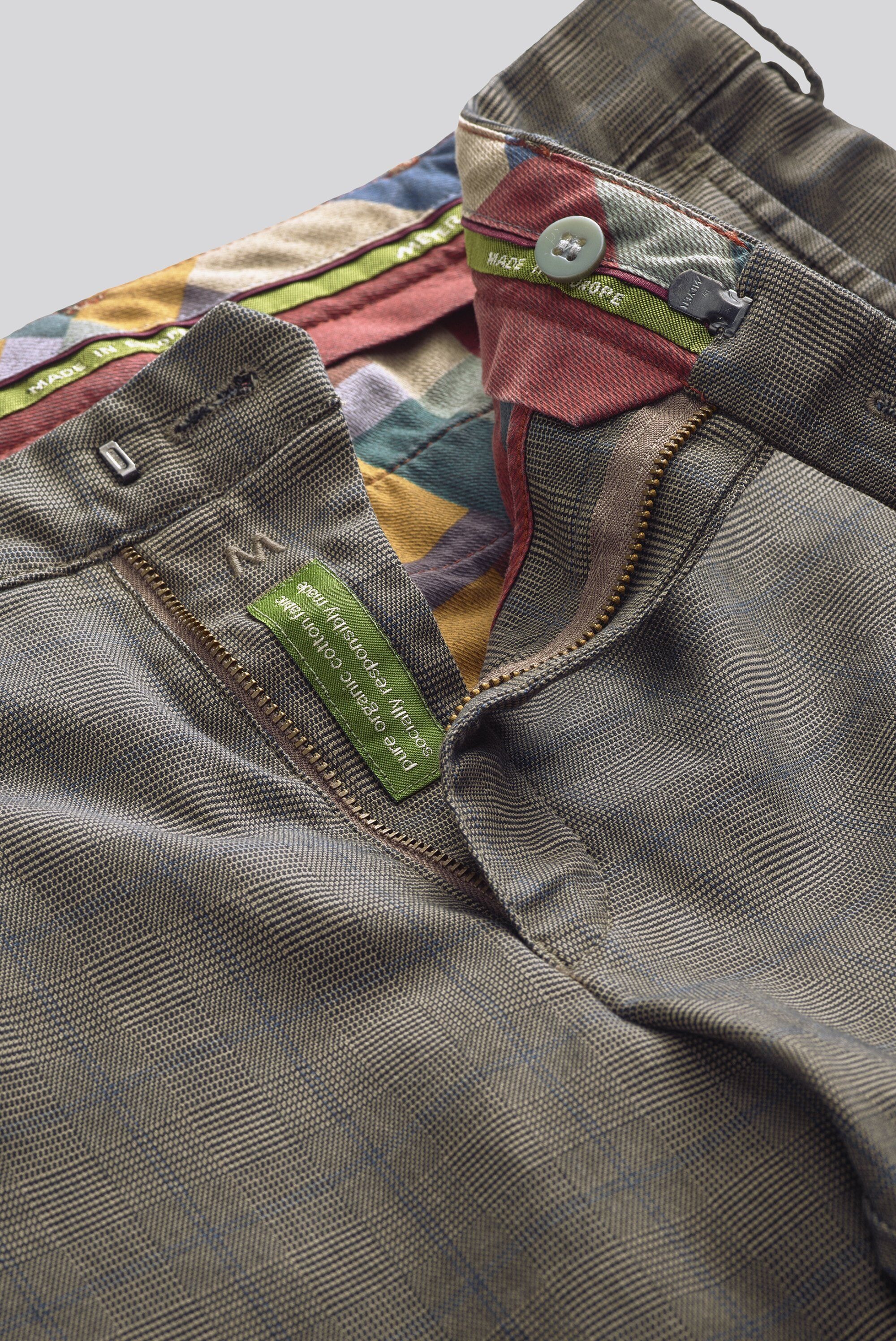 MEYER Chinos »Chino«, PRINCE OF WALES BAUMWOLL