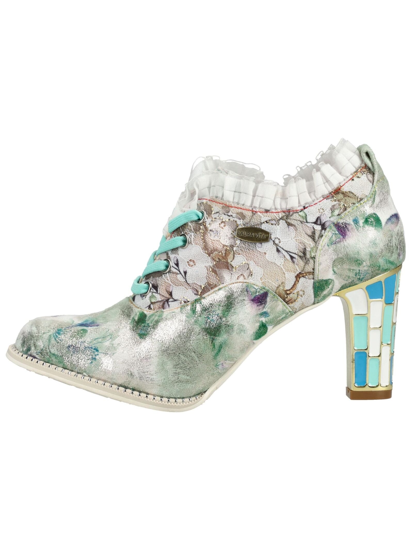 LAURA VITA High-Heel-Pumps "LAURA VITA Stiefelette Textil" günstig online kaufen