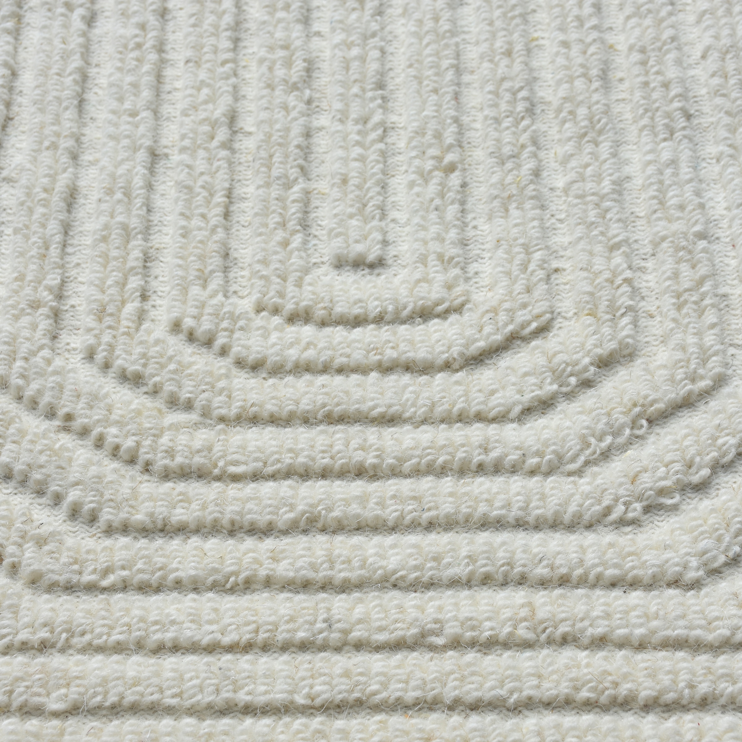 my home Wollteppich »Sola,  Wolle, Hoch-Tief-Struktur, maschinell gewebt« rechteckig 12 mm Höhe einfarbig, Wolle, Teppich, Wohnzimmer, Schlafzimmer, Esszimmer