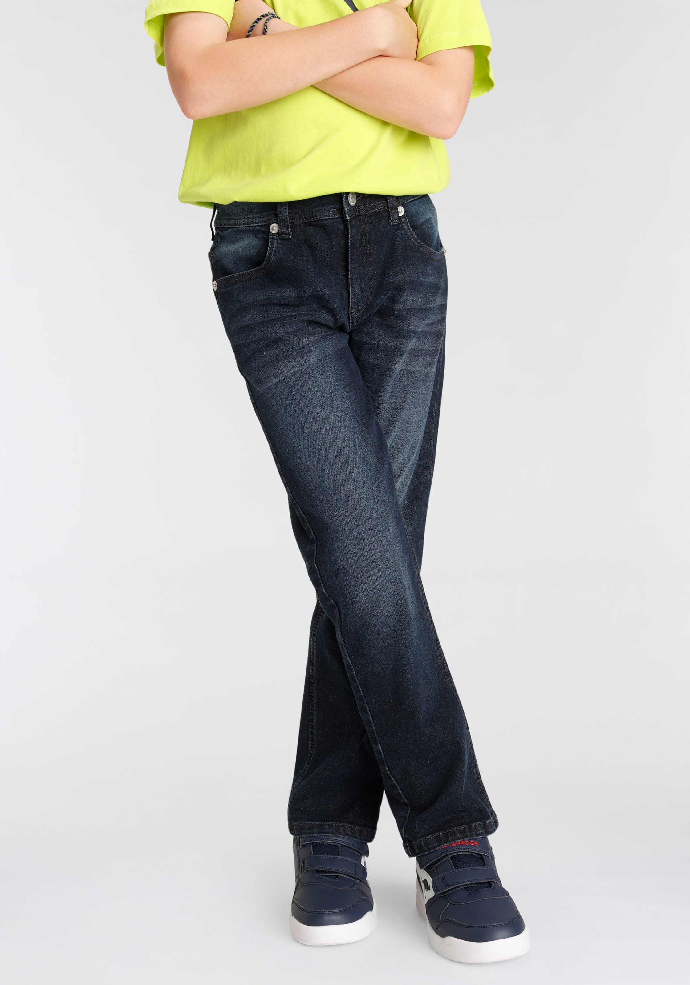 KangaROOS Stretch-Jeans », BAUR mit | Beinverlauf« geradem regular fit
