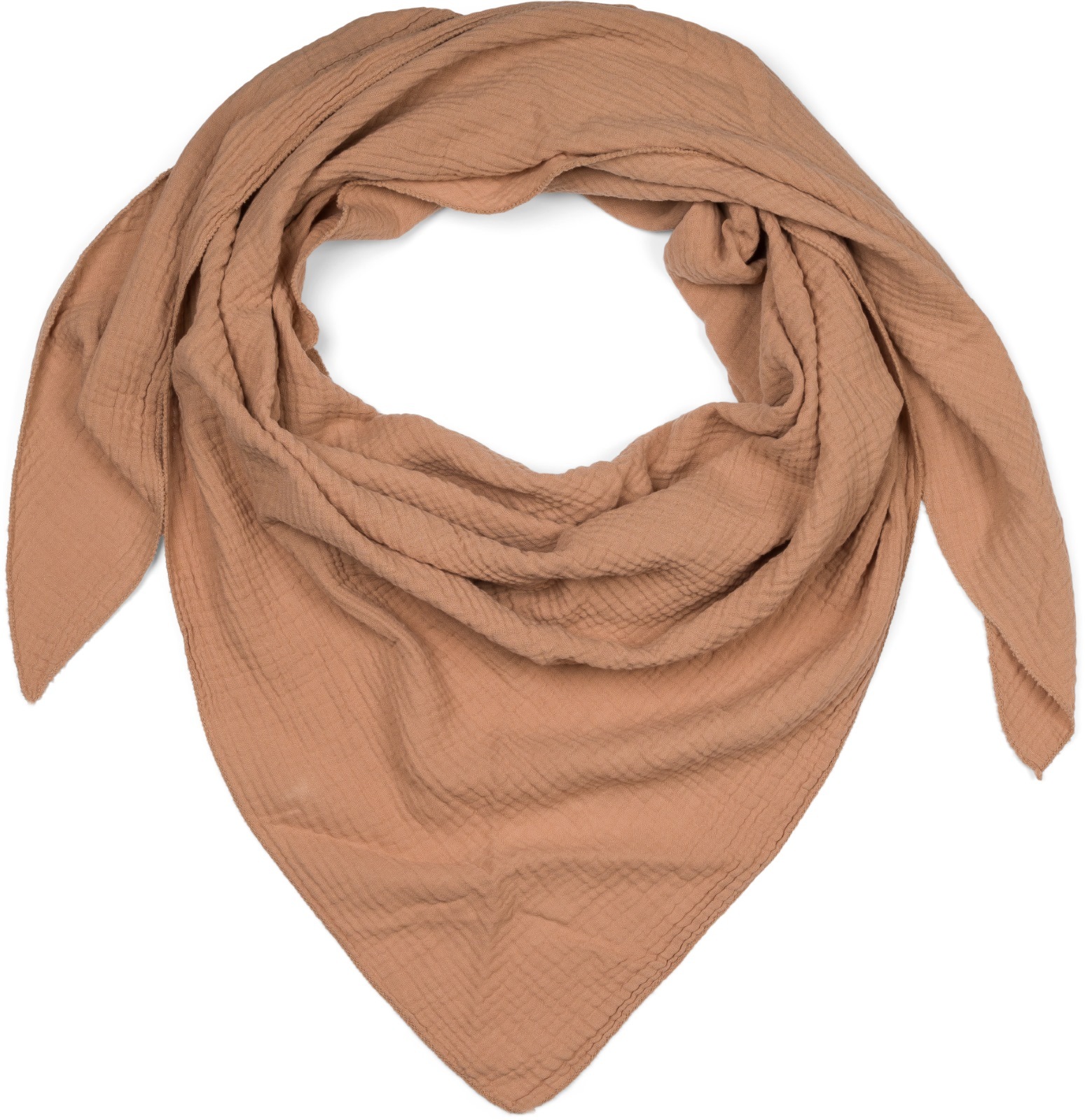 styleBREAKER Dreieckstuch "Musselin Dreiecktuch Einfarbig" 1 Stk.