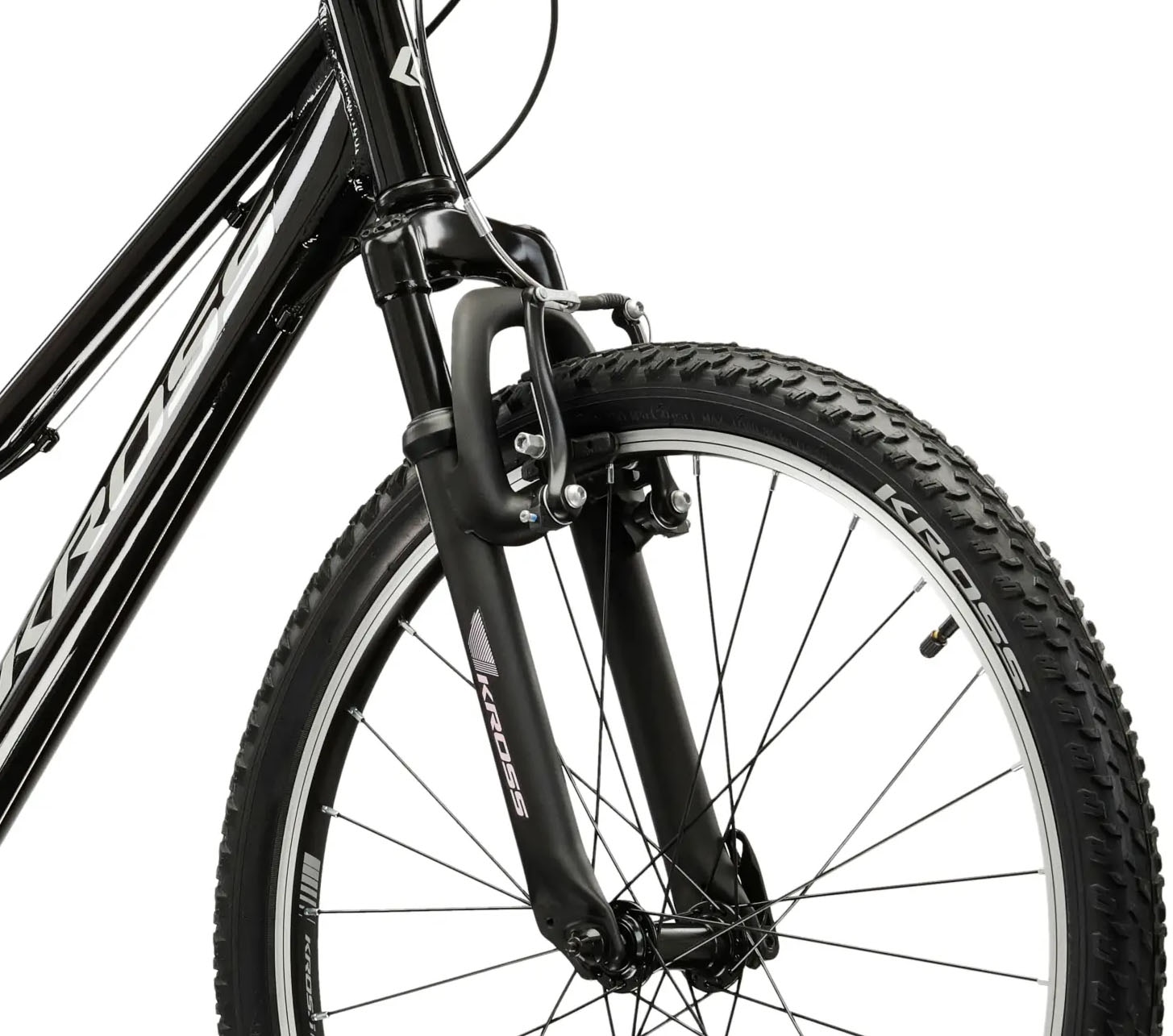 Kross Kinderfahrrad »KROSS Kinderad 24" Lea JR 1.0 Schwarz 8 Gänge 2026« 8 Gang Shimano TOURNEY TX800 Schaltwerk Kettenschaltung