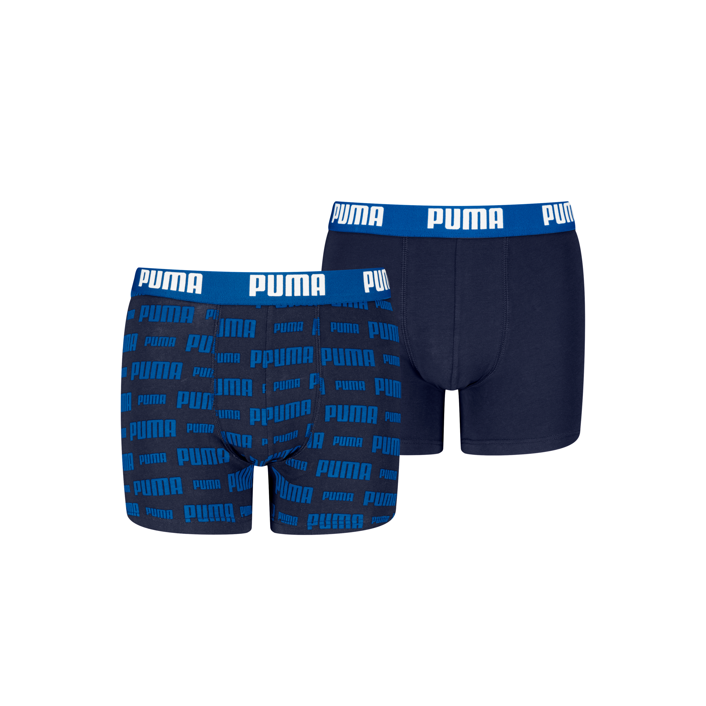 PUMA "PUMA BOYS EVERYDAY LOGO PRINT BOXERS 2P" Packung, mit breitem Logobund