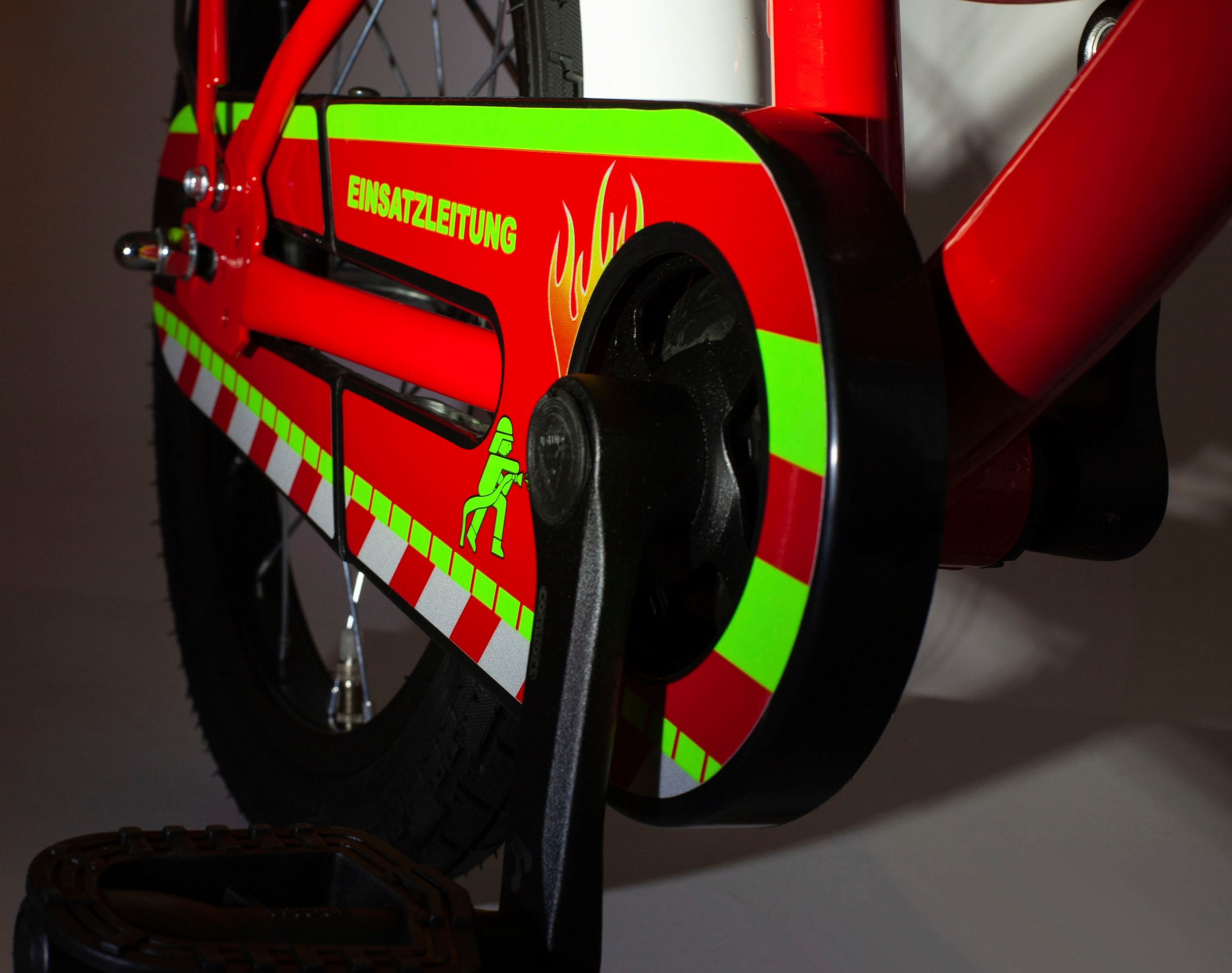 Bachtenkirch Kinderfahrrad »14" Feuerwehr«, 1 Gang, ohne Schaltung
