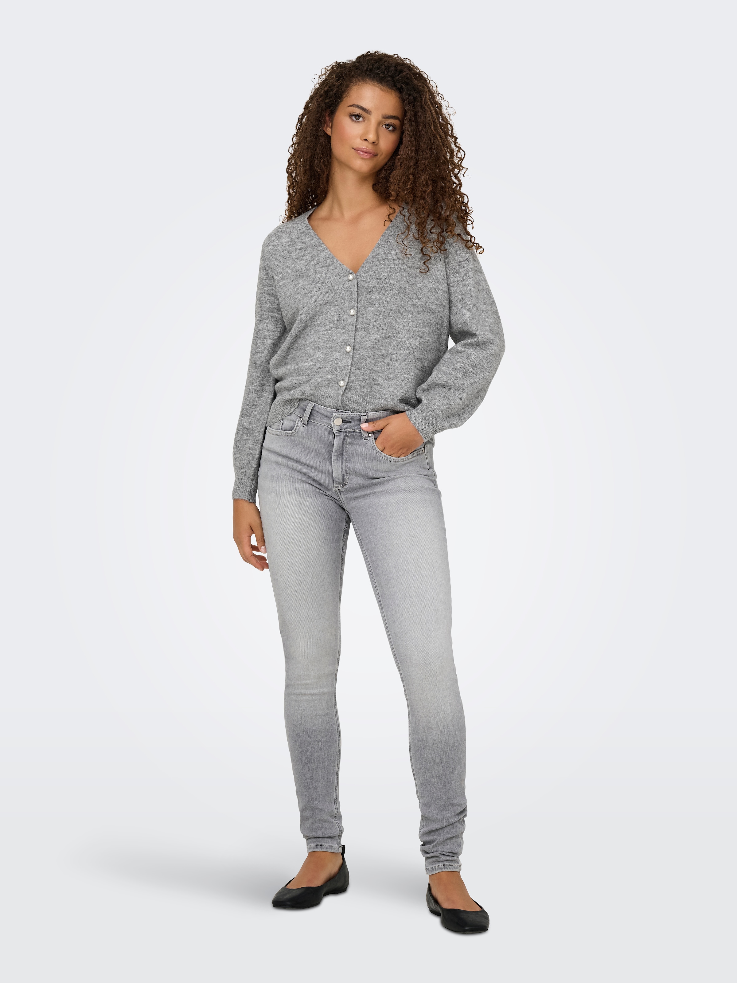 ONLY Strickjacke »ONLADELE LS LACE MIX REVERS CARDI CC KNT«