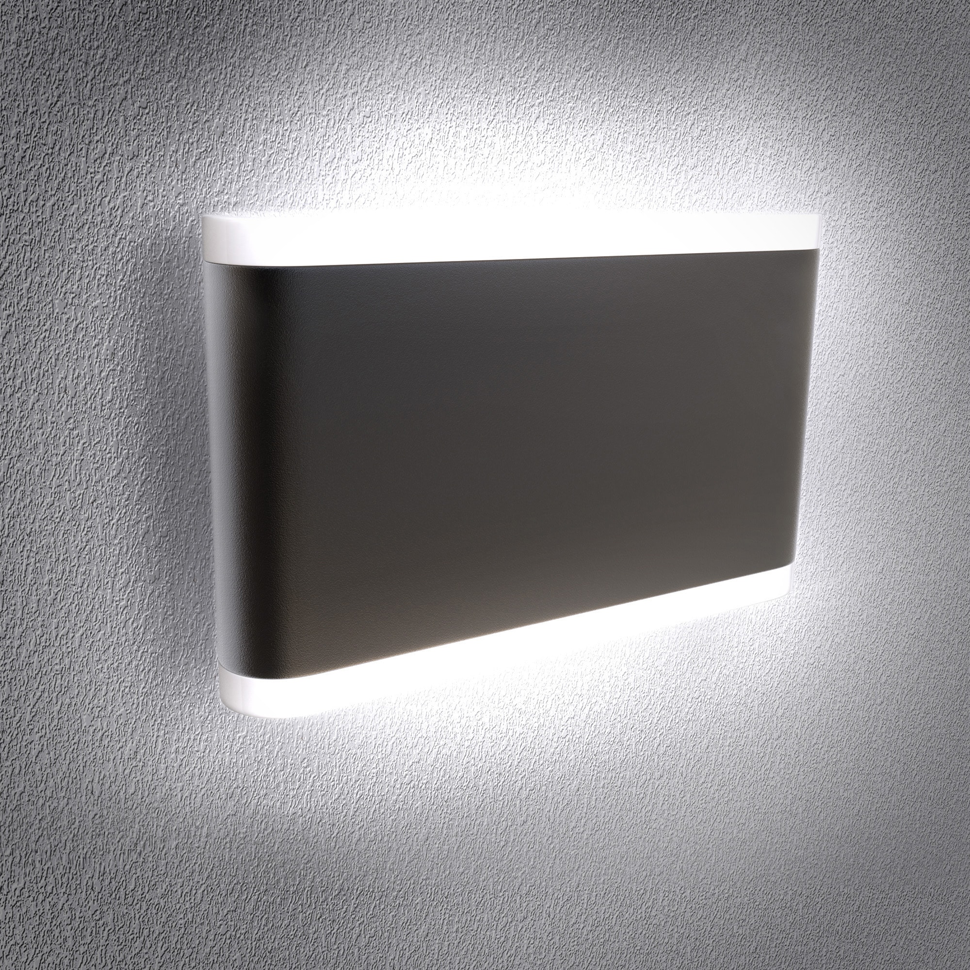 B.K.Licht LED Außen-Wandleuchte, Strahler Wand-Spot flammig-flammig, Außenleuchte IP44 schwarz Fassaden-Lampe BAUR | 2 LED
