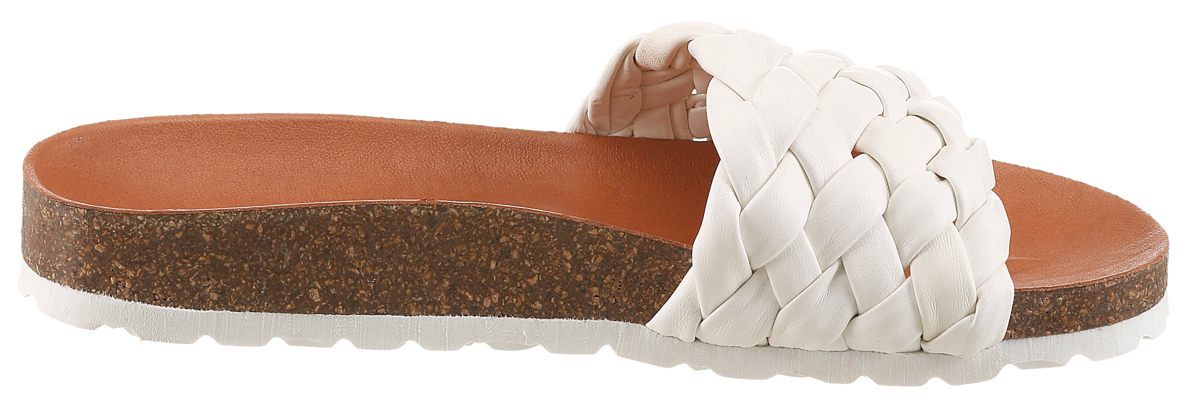 VERBENAS Pantolette »RICA TRENZA SOFT«  Sommerschuh, Schlappen, Strandschuh mit geflochtener Bandage