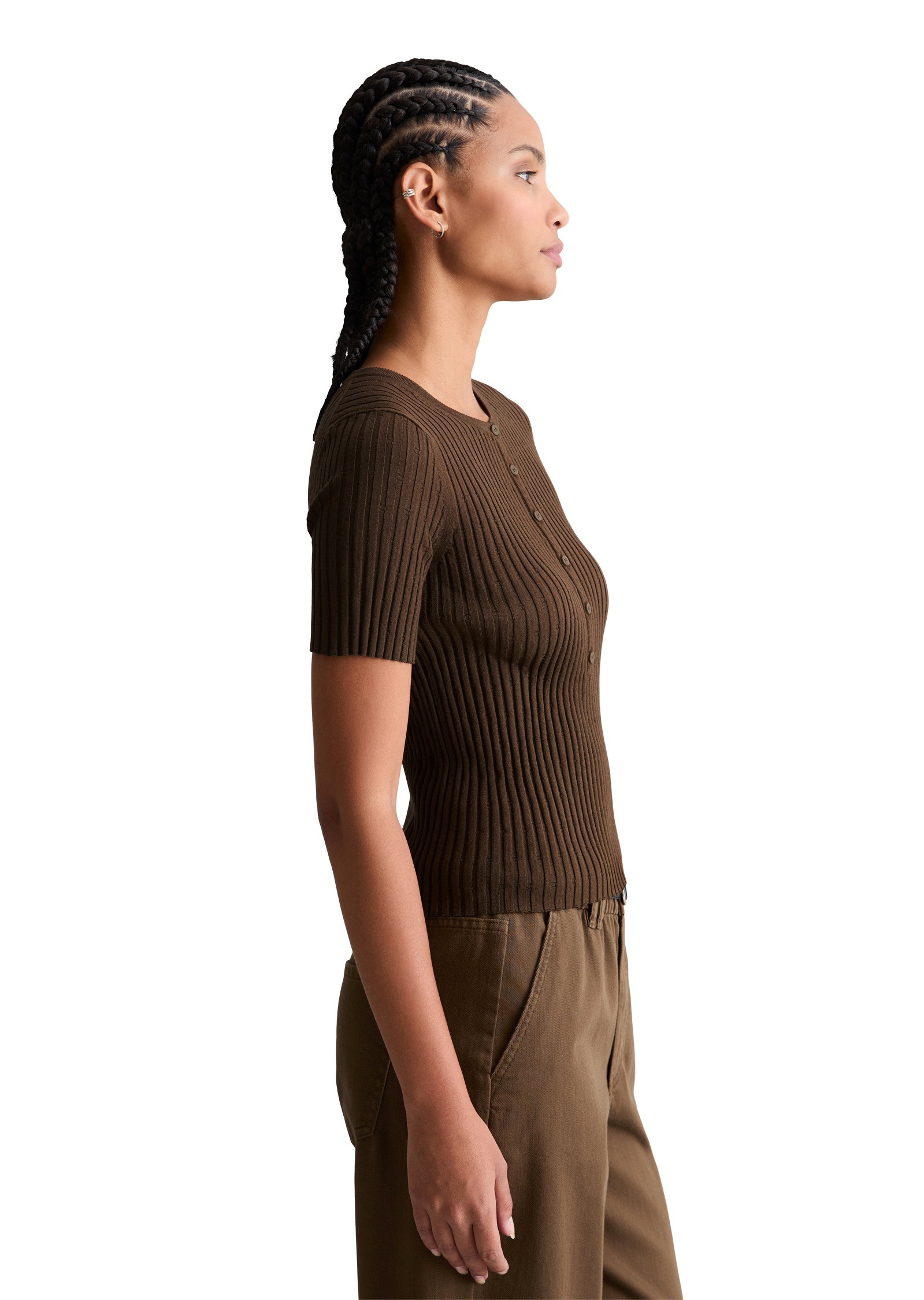 Marc OPolo DENIM Kurzarmpullover "aus LENZING™ ECOVERO™" günstig online kaufen