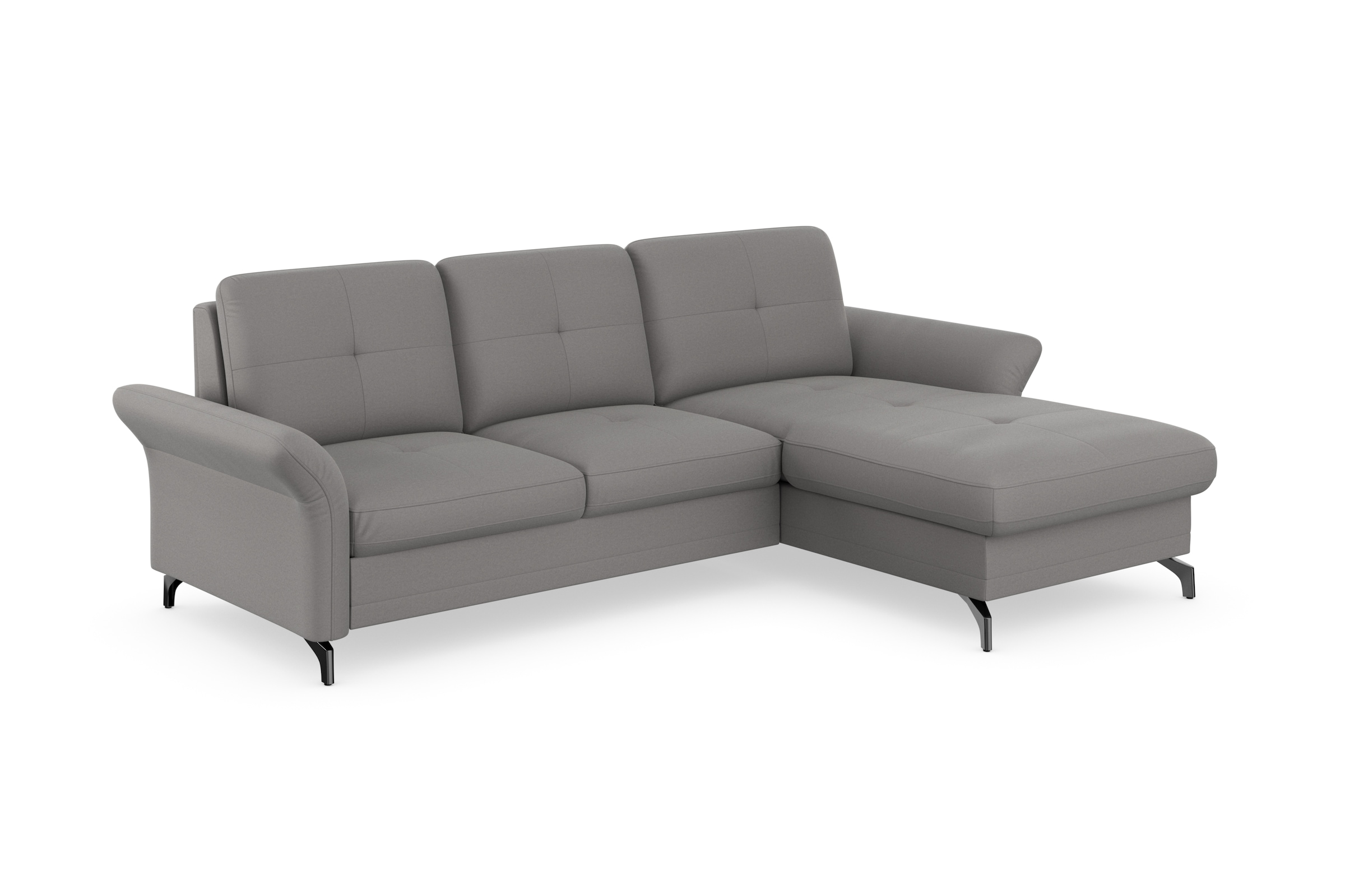 Places of Style Ecksofa »Calando L-Form«, wahlweise mit Bettfunktion, Bettkasten und Armteilfunktion