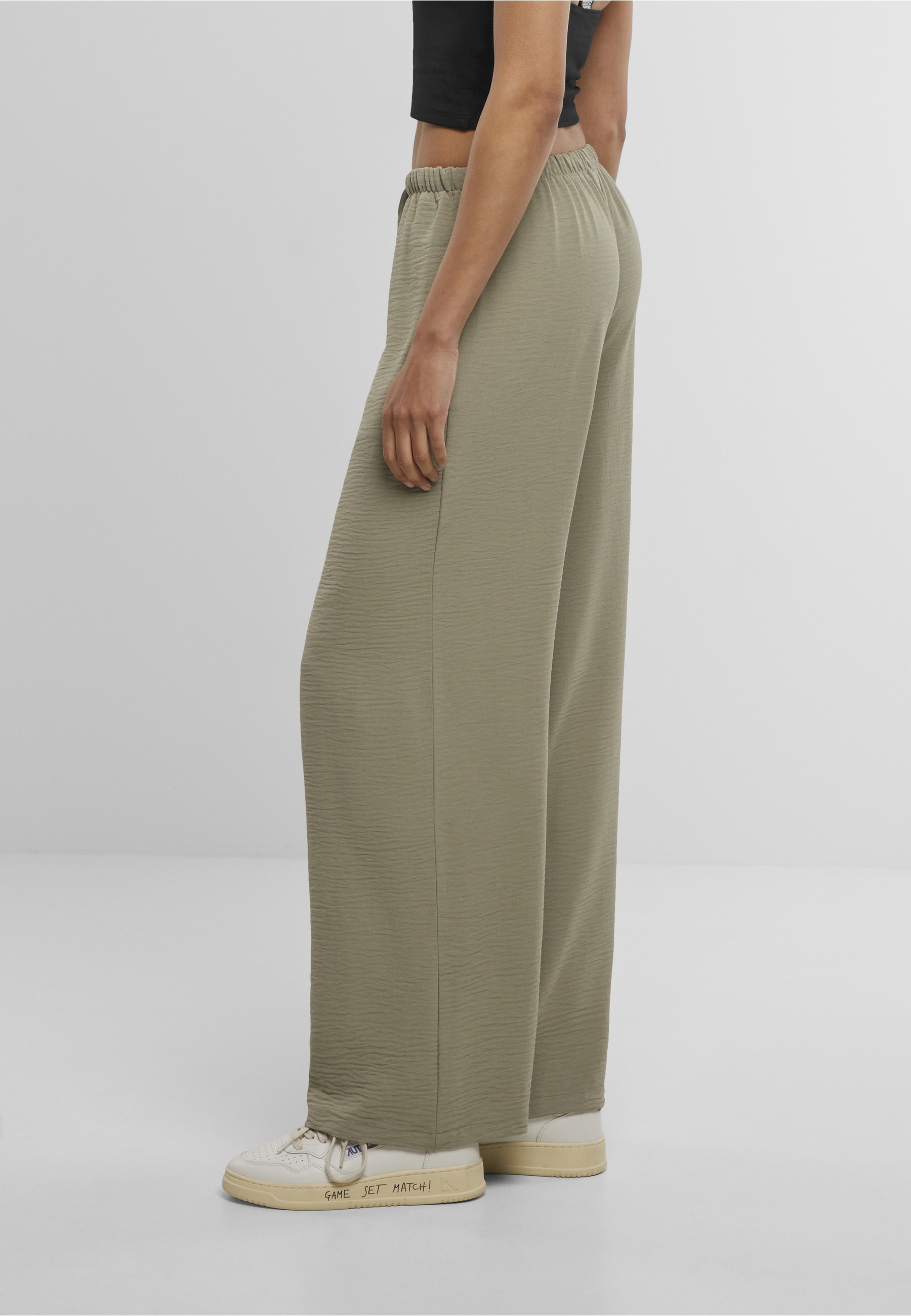Urban Classics Tb7500 Wide Leg Trousers Pale Olive 5XL 3
