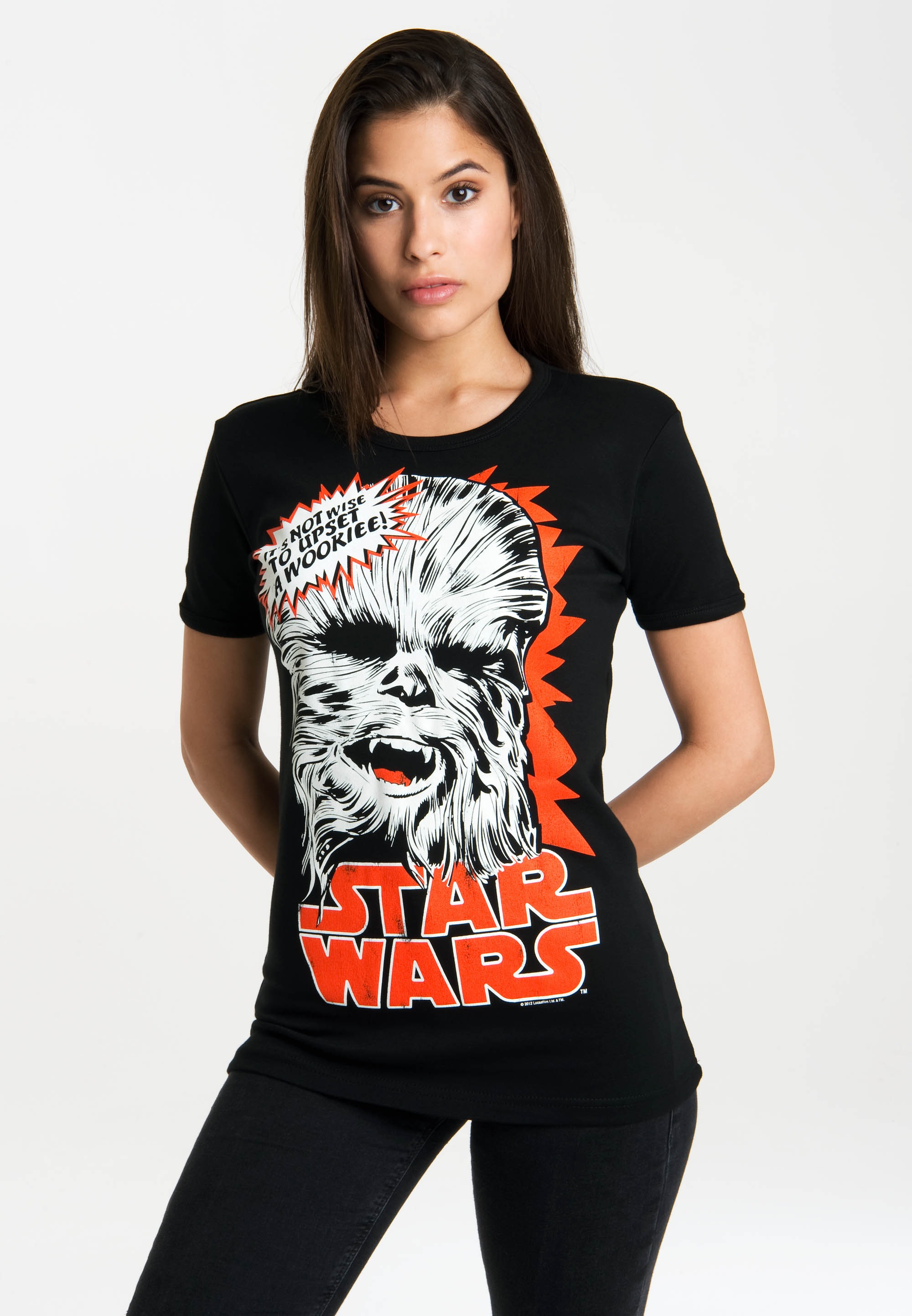 LOGOSHIRT T-Shirt »Chewbacca«, mit lizenziertem Originaldesign