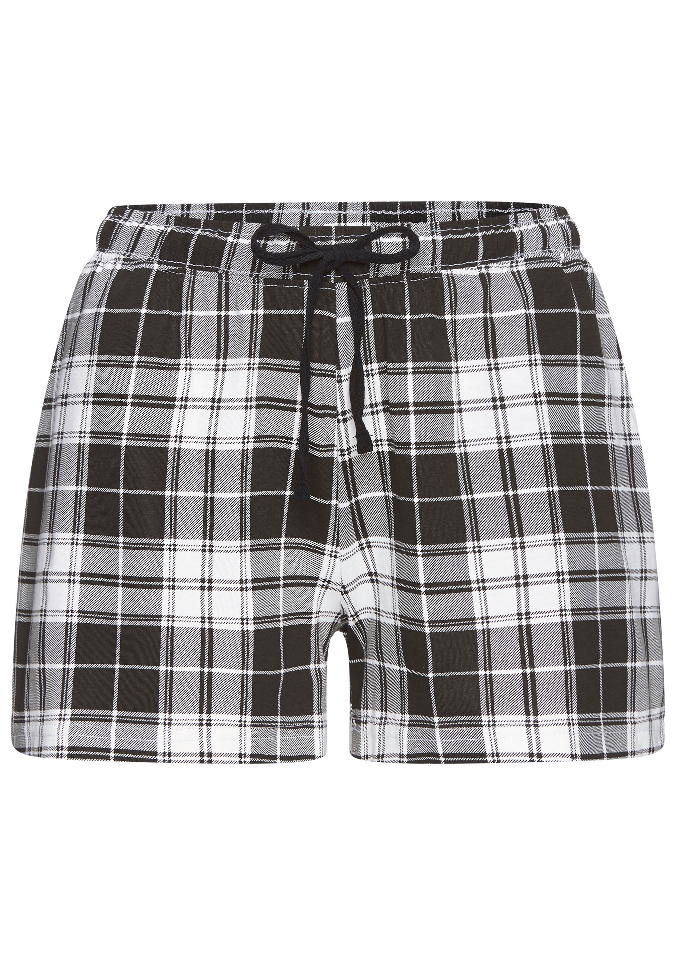 Vivance Dreams Pyjamashorts, (Packung, 2 tlg.), Mit Streifen und Karos günstig online kaufen