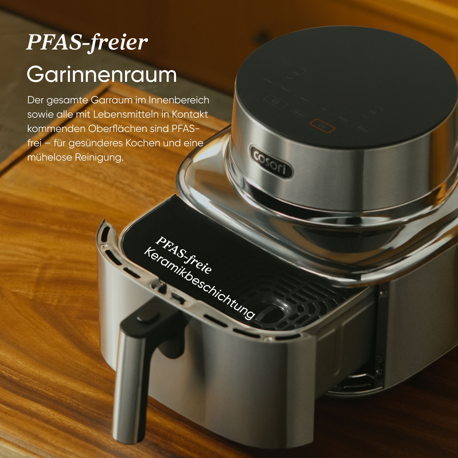 Cosori Heißluftfritteuse »CAF-SE601S-CEU« 1725 W