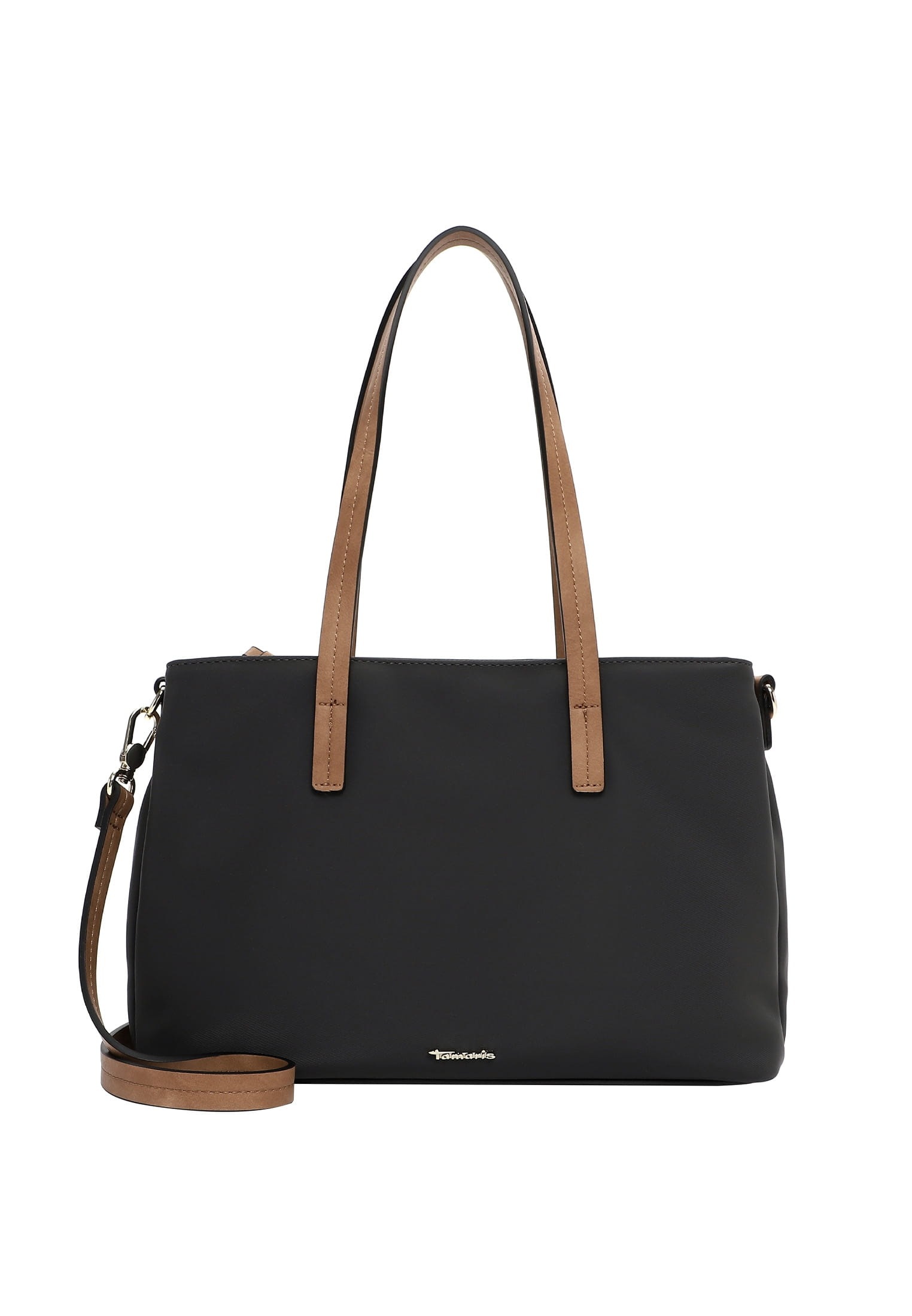 Shopper TAMARIS "Shopper TAS Gertraud", Damen, Gr. B/H/T: 31cm x 22cm x 11cm 0, grau (grau 800), Polyurethan, Taschen Shopper