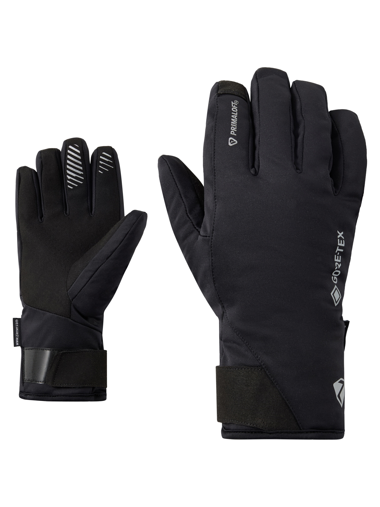 Ziener Fahrradhandschuhe »DIKS-Z GORE‑TEX® GORE‑TEX plus warm + TOUCH« wasserdicht, windicht, atmungsaktiv, extra warm durch Primaloft®