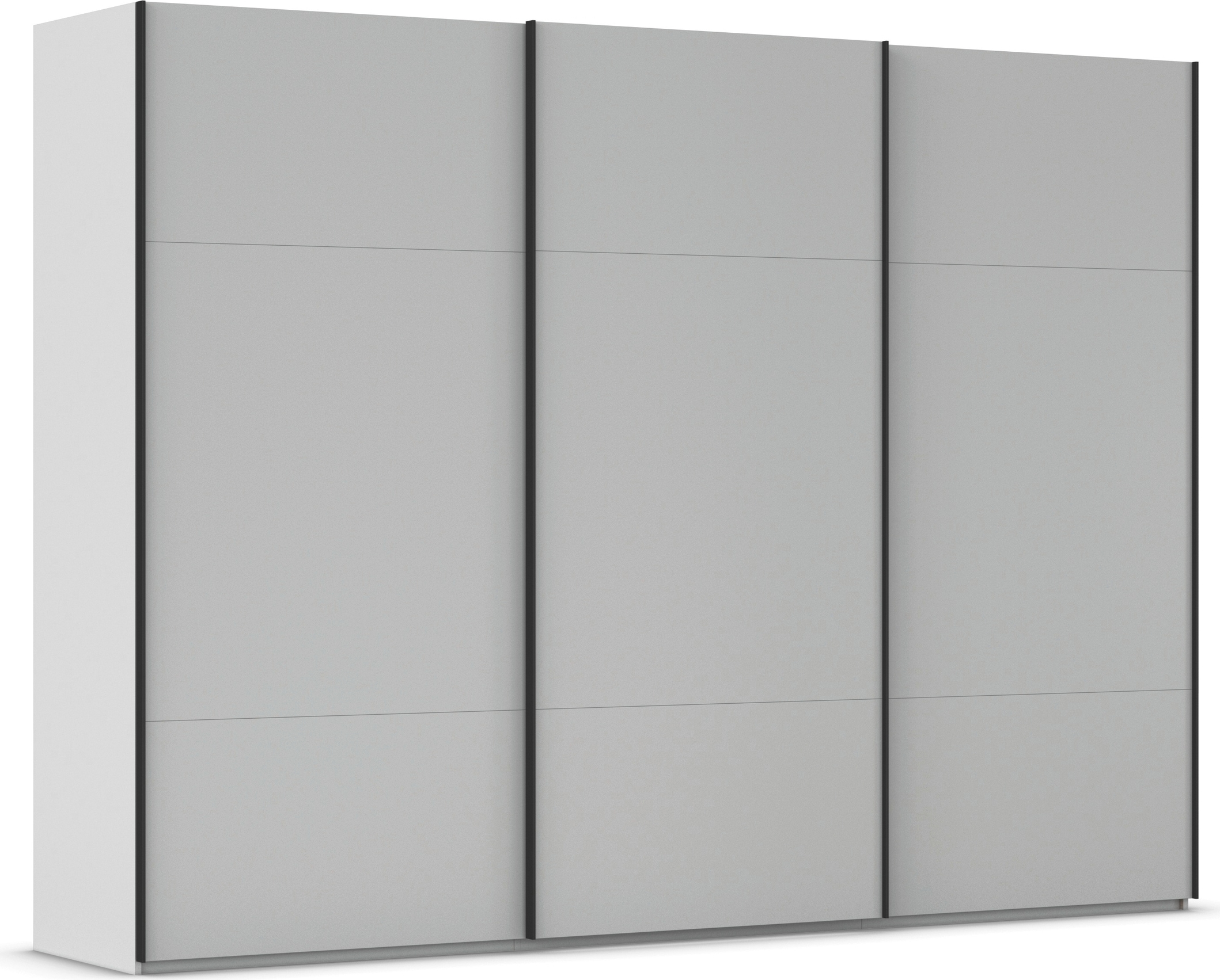rauch Schwebetürenschrank "Kleiderschrank Schrank Garderobe Schlafzimmerschrank CONTIDO" 3 verschiedene Ausstattungen BASIC/CLASSIC/PREMIUM, aus hochwertigem Material in 6 Breiten 2 Griff-Farben MADE IN GERMANY