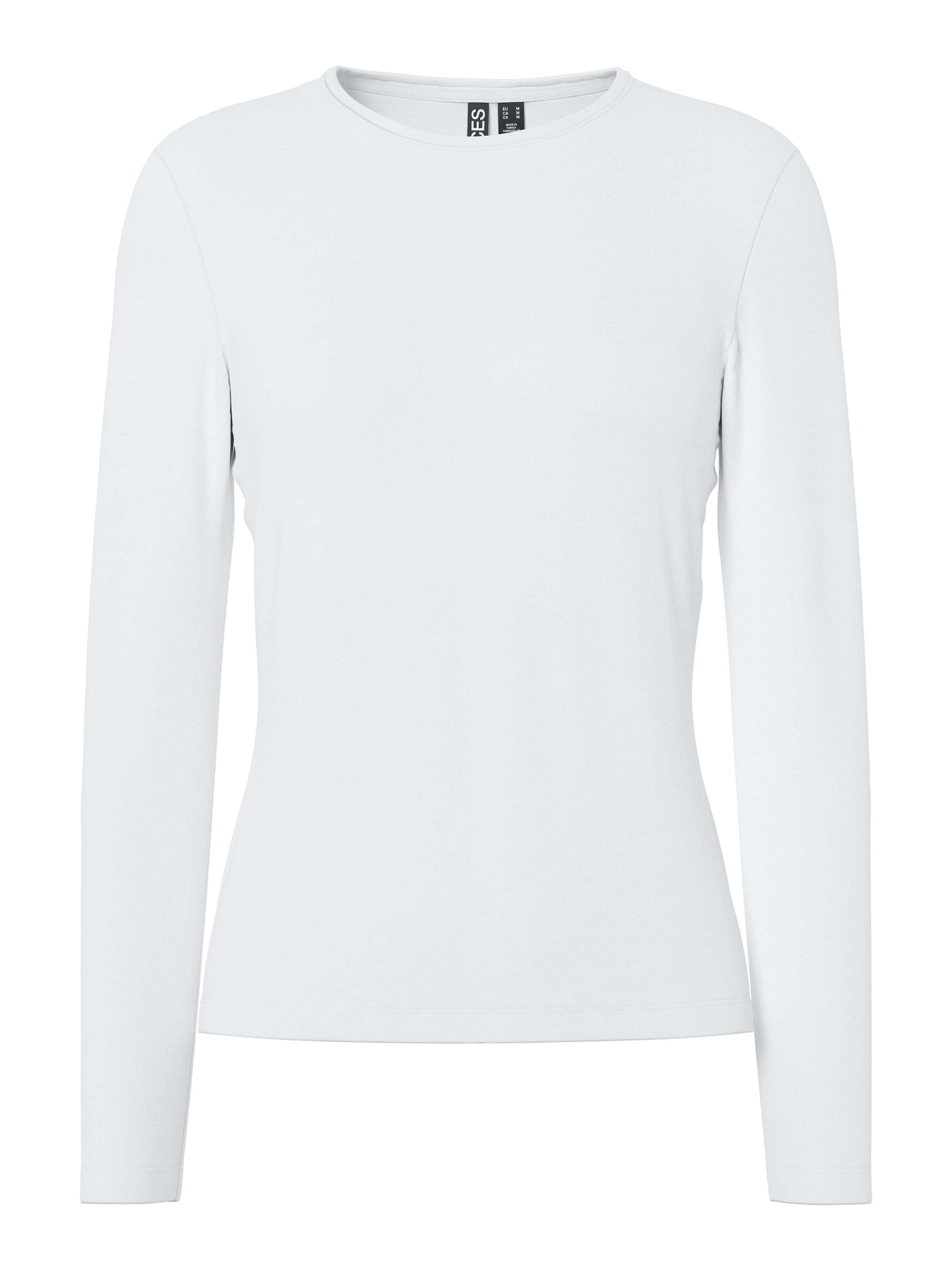 pieces Langarmshirt »PCSIRENE LS TEE JRS NOOS« Baumwollmischung, slim fit