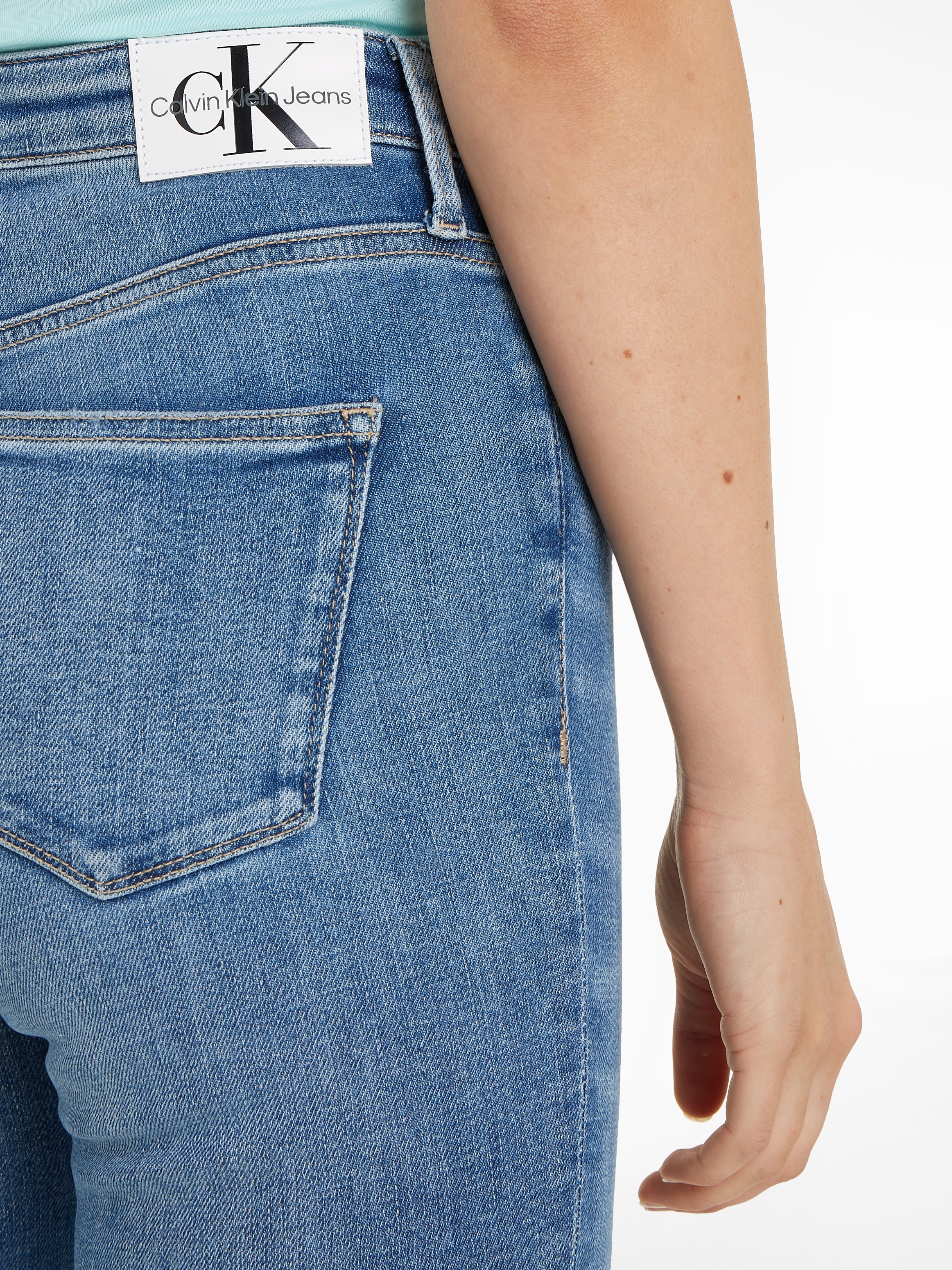 Calvin Klein Jeans Skinny-fit-Jeans »HIGH RISE SUPER SKINNY ANKLE«, in klassischer 5-Pocket-Form