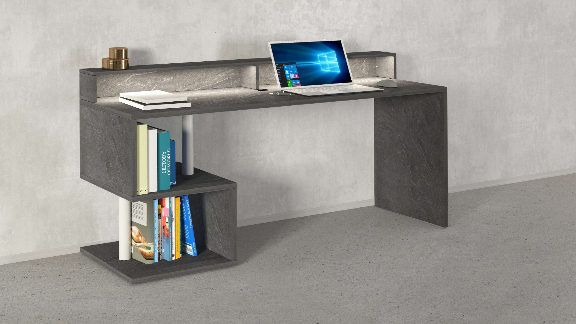 INOSIGN Schreibtisch »Esse, modernes Design«, in verschiedenen Breiten, mit und ohne Monitoraufsatz, Made in Italy
