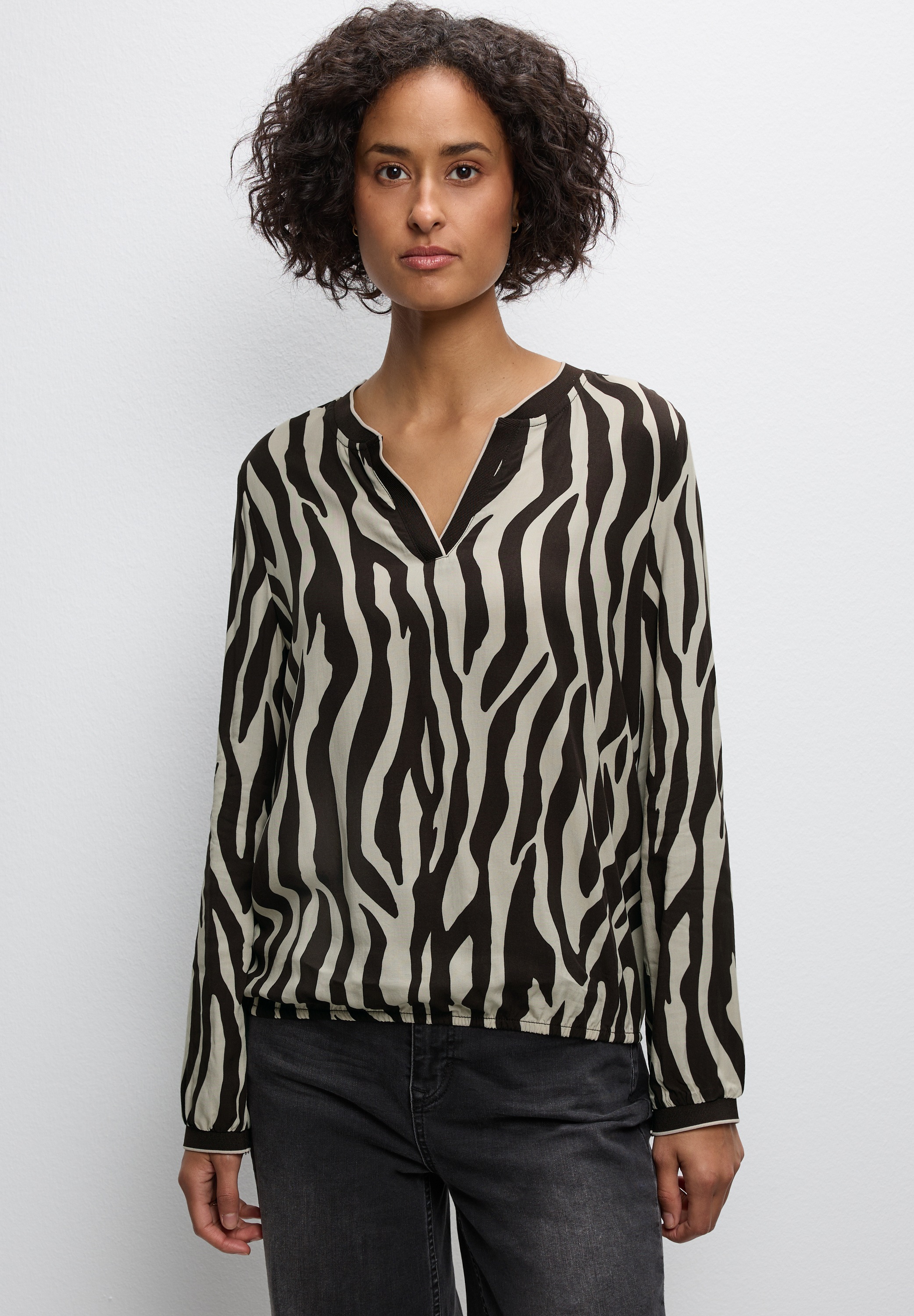 STREET ONE Tunika mit Zebra-Print günstig online kaufen
