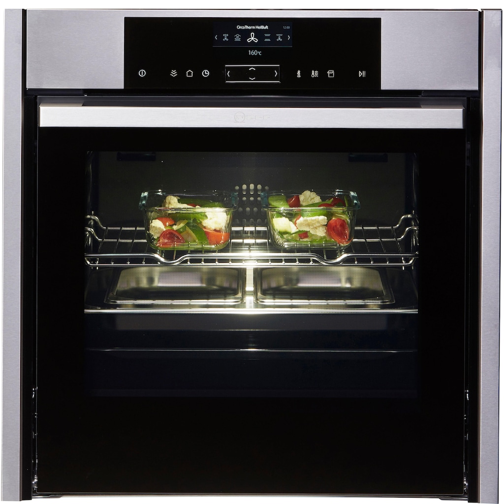 NEFF Dampfbackofen »B45FS24N0«, N 90, mit Vollauszug, easyClean, CircoTherm®, mit Slide&Hide®