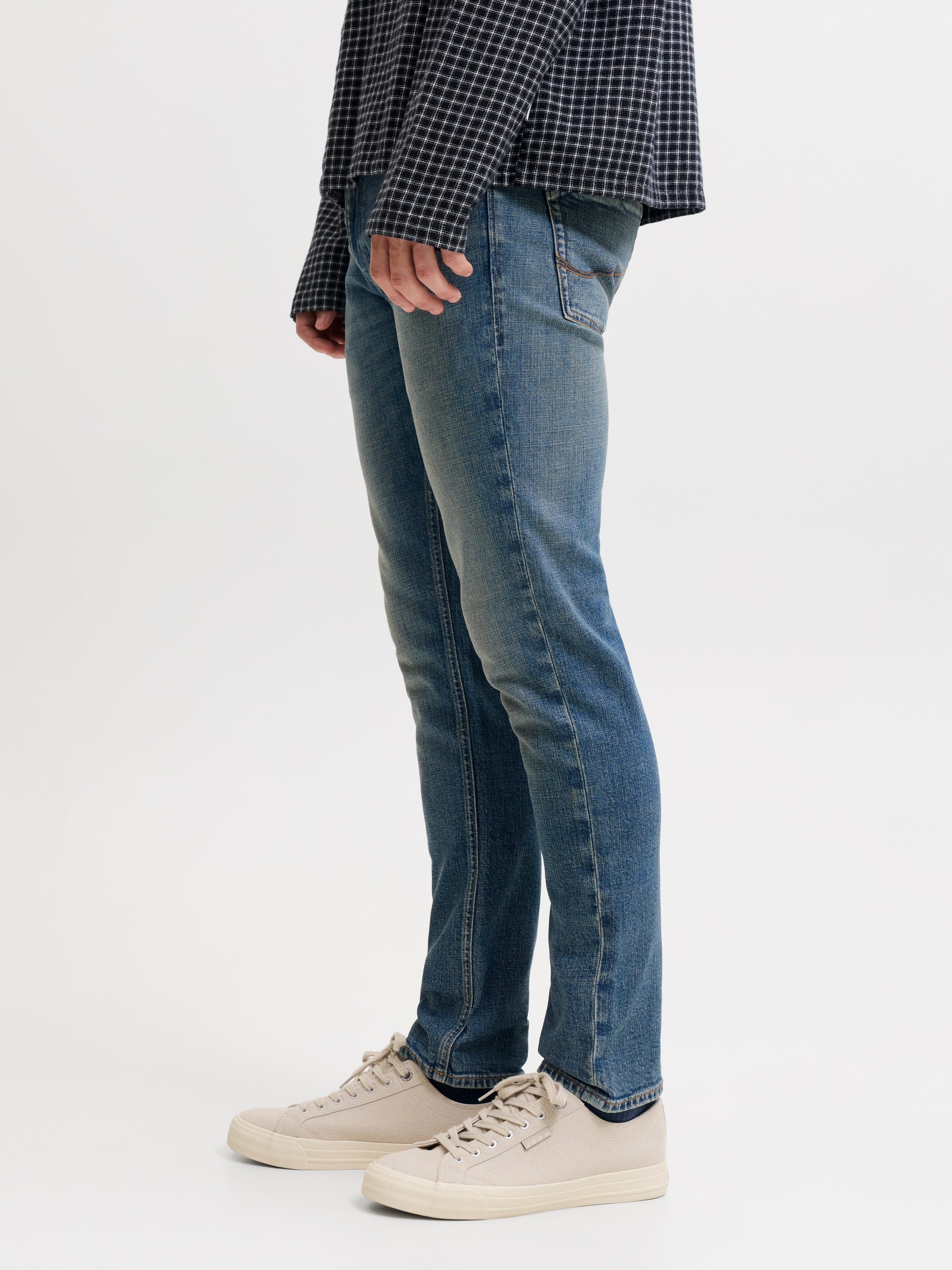 Jack & Jones Slim-fit-Jeans »JJIGLENN JJDYLAN SBD 159 SN« Baumwollmischung, slim fit
