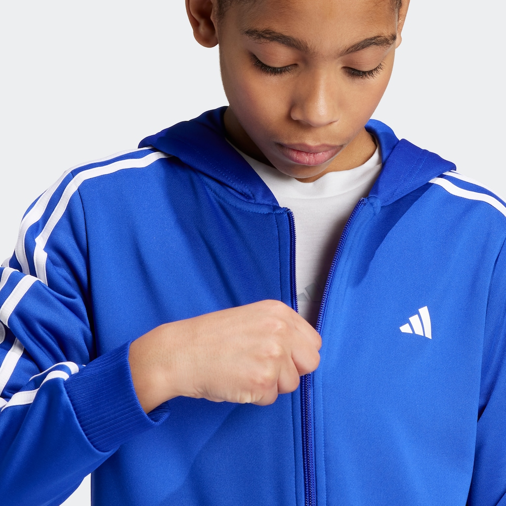 adidas Sportswear Trainingsjacke »TRAIN ESSENTIALS AEROREADY 3STREIFEN REGULARFIT KAPUZENJACKE«