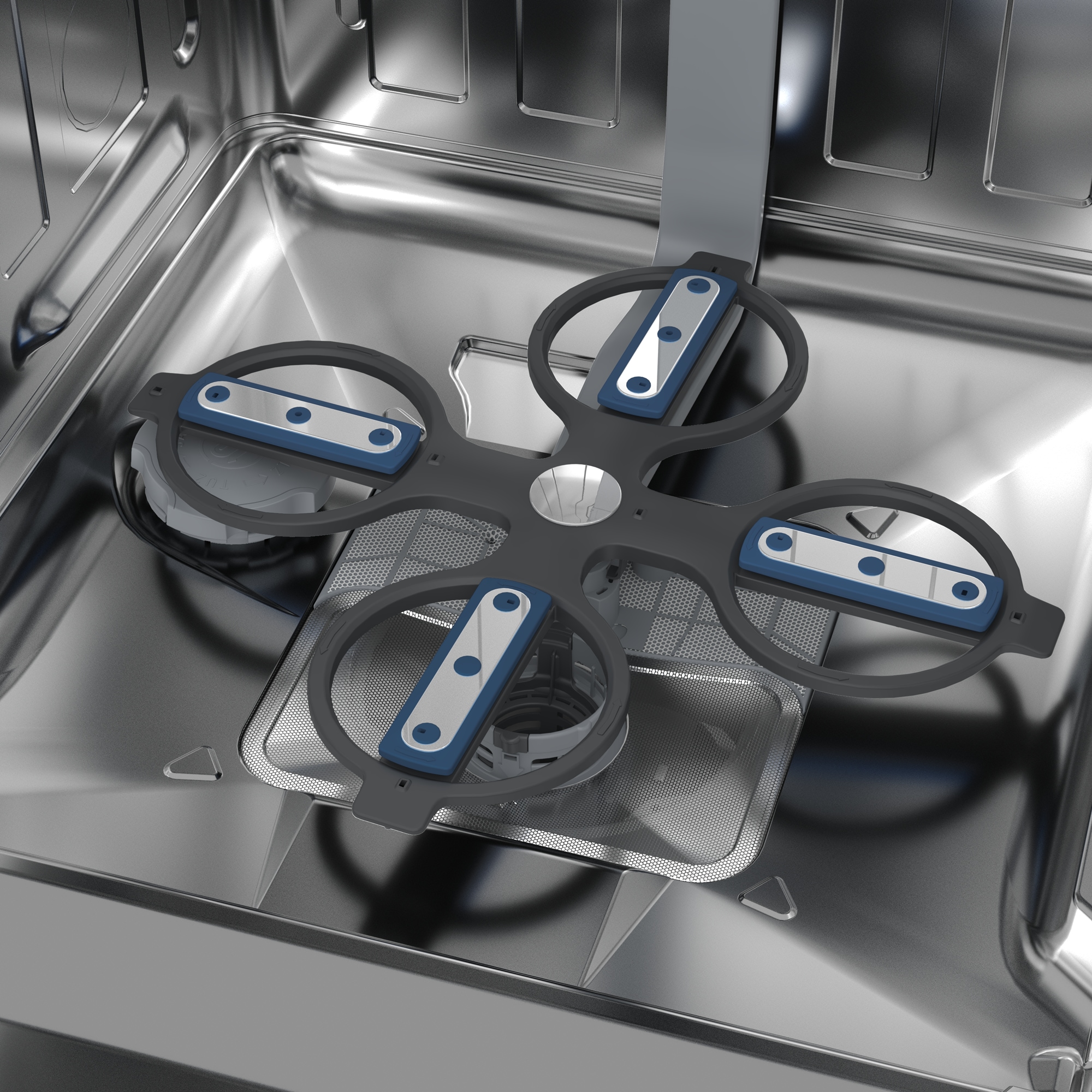 BEKO Unterbaugeschirrspüler »BDDN36550XP« 8,9 l 15 tlg. Maßgedecke