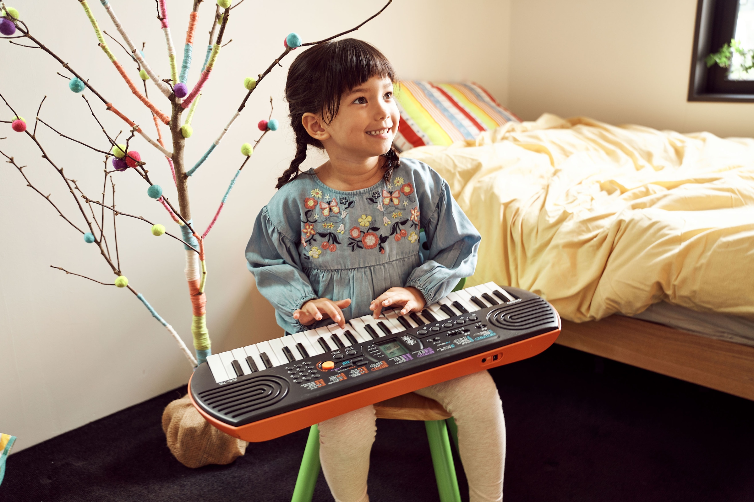 CASIO Home-Keyboard »Mini-Keyboard SA-76«, mit 44 Minitasten