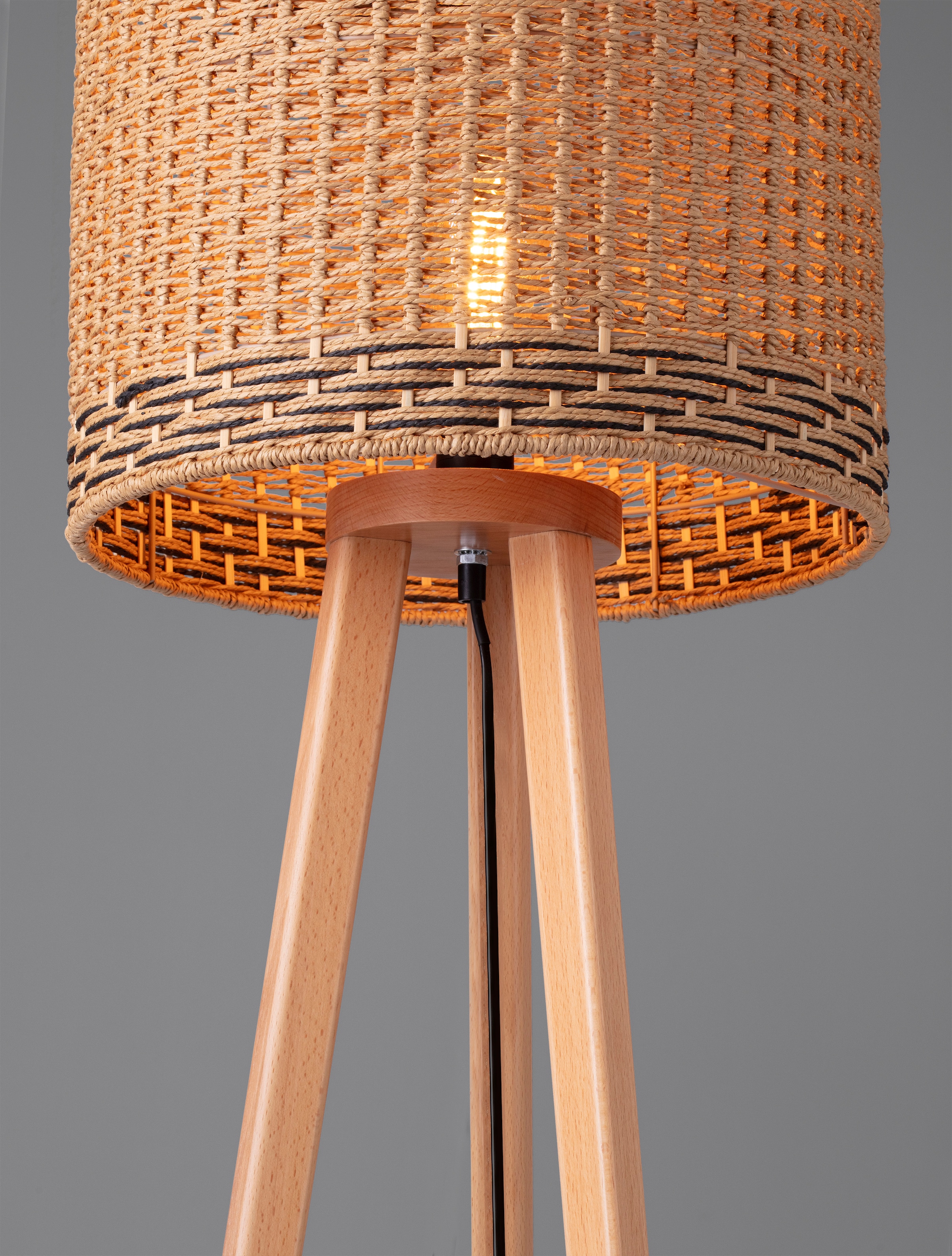 Nova Luce Stehlampe »PLETTE«, 2 flammig