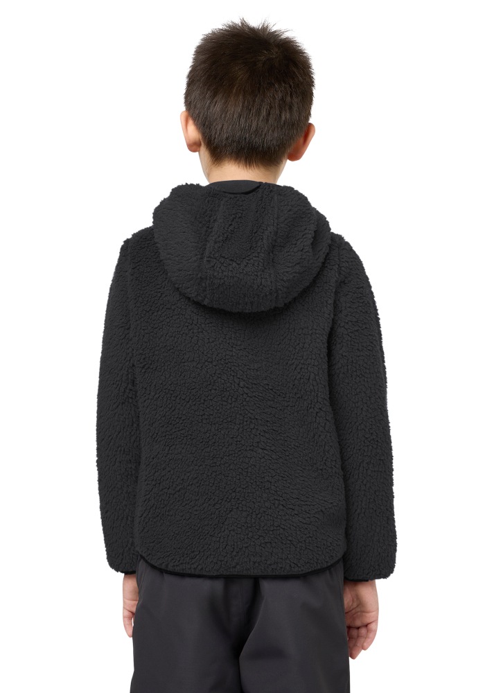Jack Wolfskin Fleecejacke »ICE CURL HOOD JACKET K« mit Kapuze Fleecejacke, kuschelig, warm und atmungsaktiv, mit Kapuze