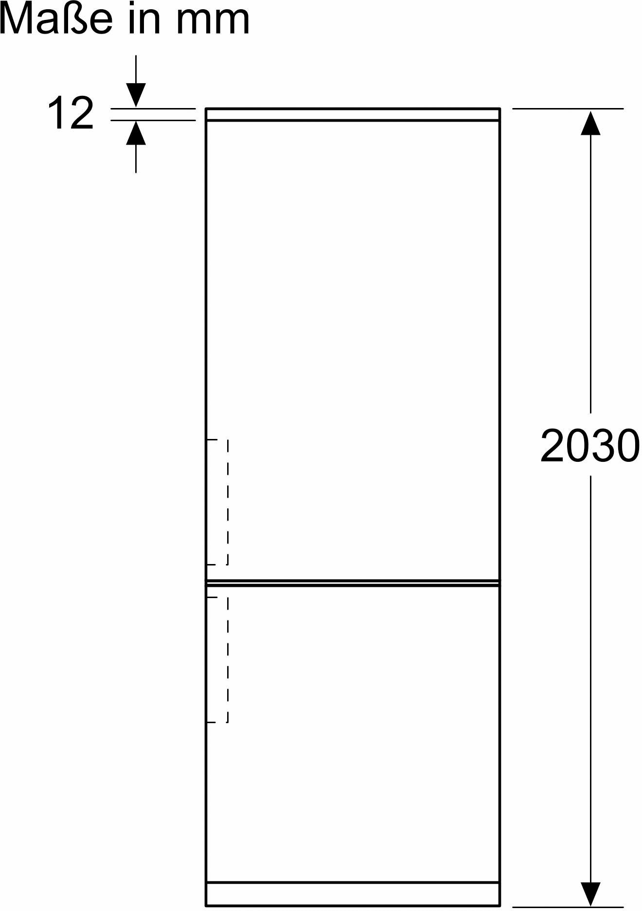 60 hoch, | BAUR cm 203 Kühl-/Gefrierkombination, breit BOSCH KGN39VXCT, cm bestellen