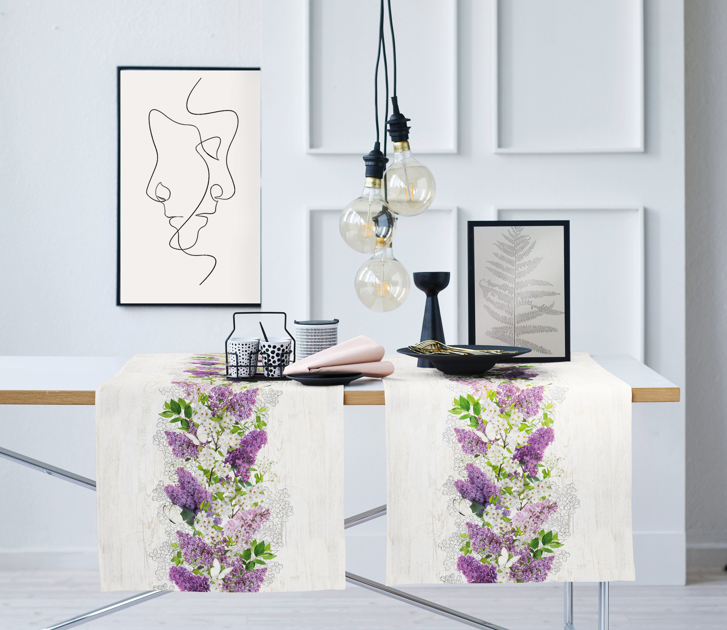 APELT Tischläufer "6404 SPRINGTIME, Frühjahrsdeko, Frühling" Digitaldruck günstig online kaufen