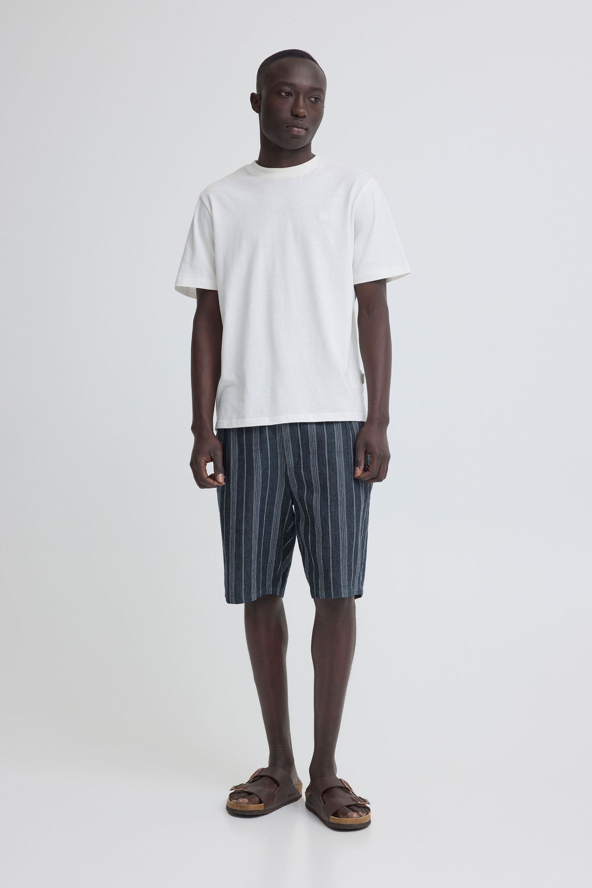 Blend Leinenhose »BHMaddox Linen Mix Striped«  Sommerliche Shorts aus Baumwoll-Leinen-Mix