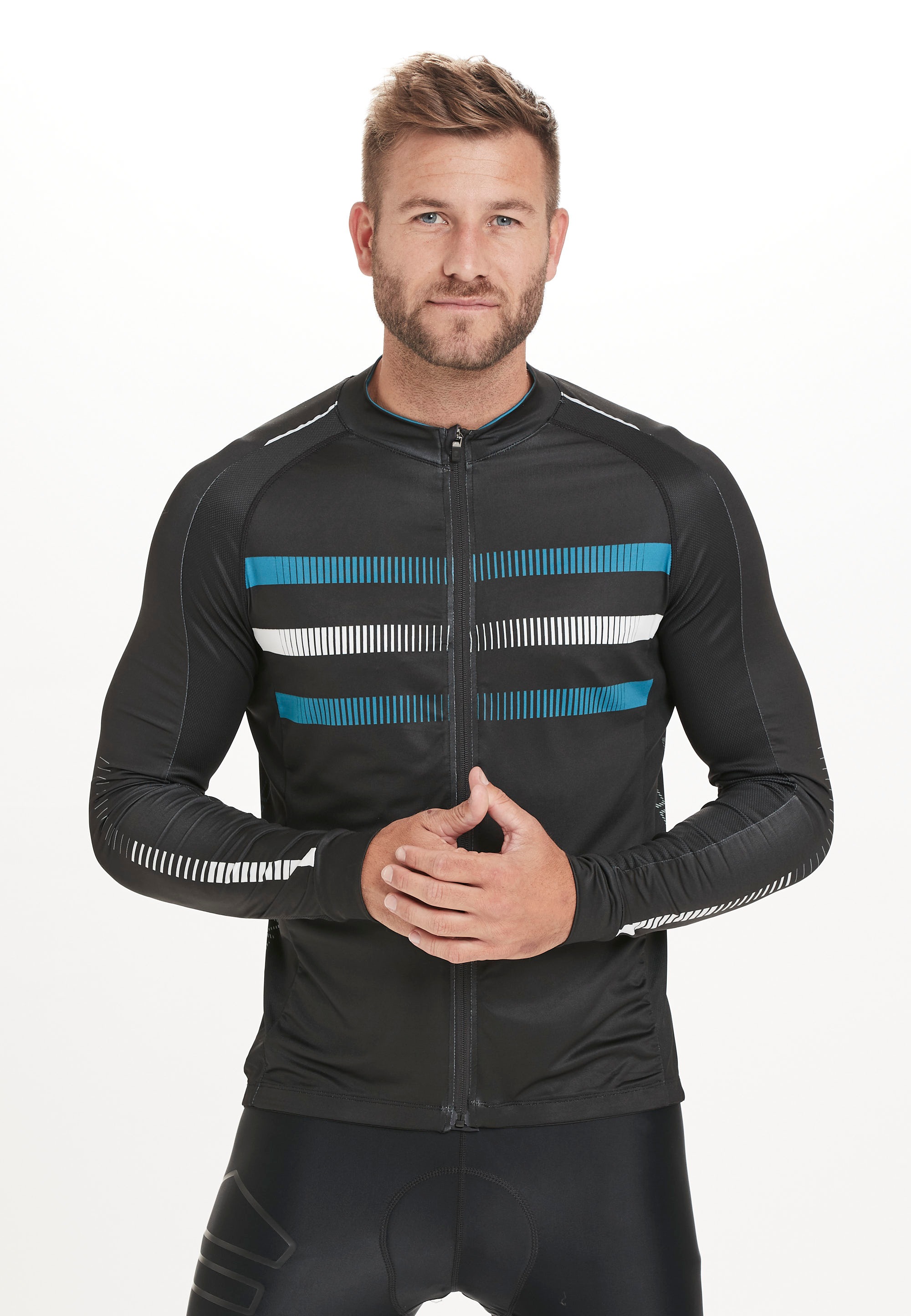 ENDURANCE Fahrradjacke »BRANTUL M Bike L-S Shirt«, mit 360 Grad reflektierenden Elementen