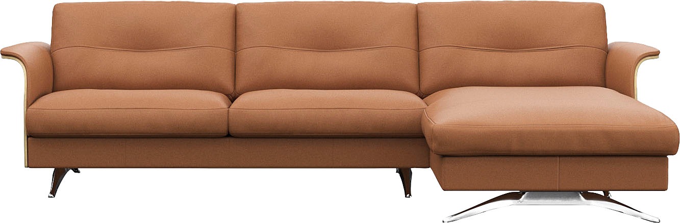 FLEXLUX Ecksofa "Glow, super bequem durch hochwertigem Sitzaufbau mit Feder günstig online kaufen