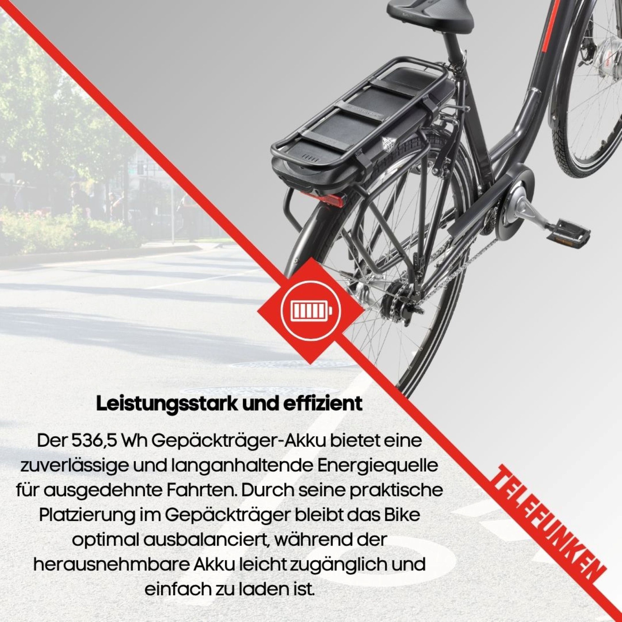 Telefunken E-Bike »Multitalent RC657«, 7 Gang, Shimano, Nexus, Frontmotor 250 W, Pedelec, Elektrofahrrad für Damen u. Herren
