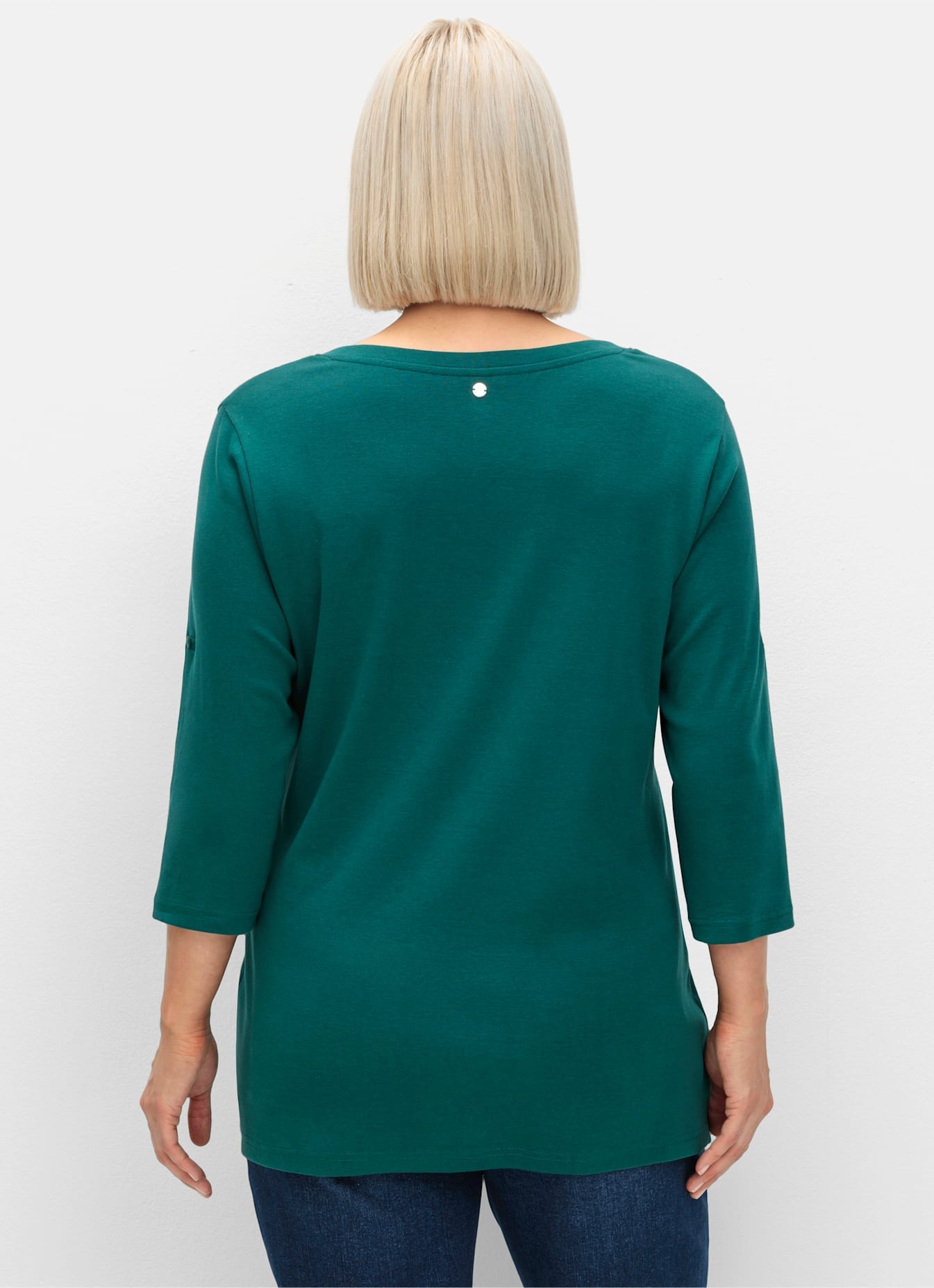 Sheego 3/4-Arm-Shirt »3/4-Arm-Shirt«, (1 tlg.)