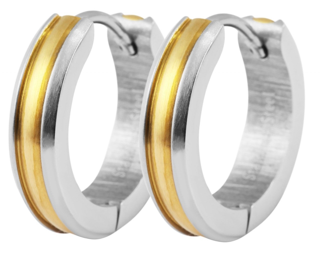 Adelia´s Paar Creolen »Neuheit 2025 - Damen Creolen aus mattem Edelstahl Ø 12 mm«