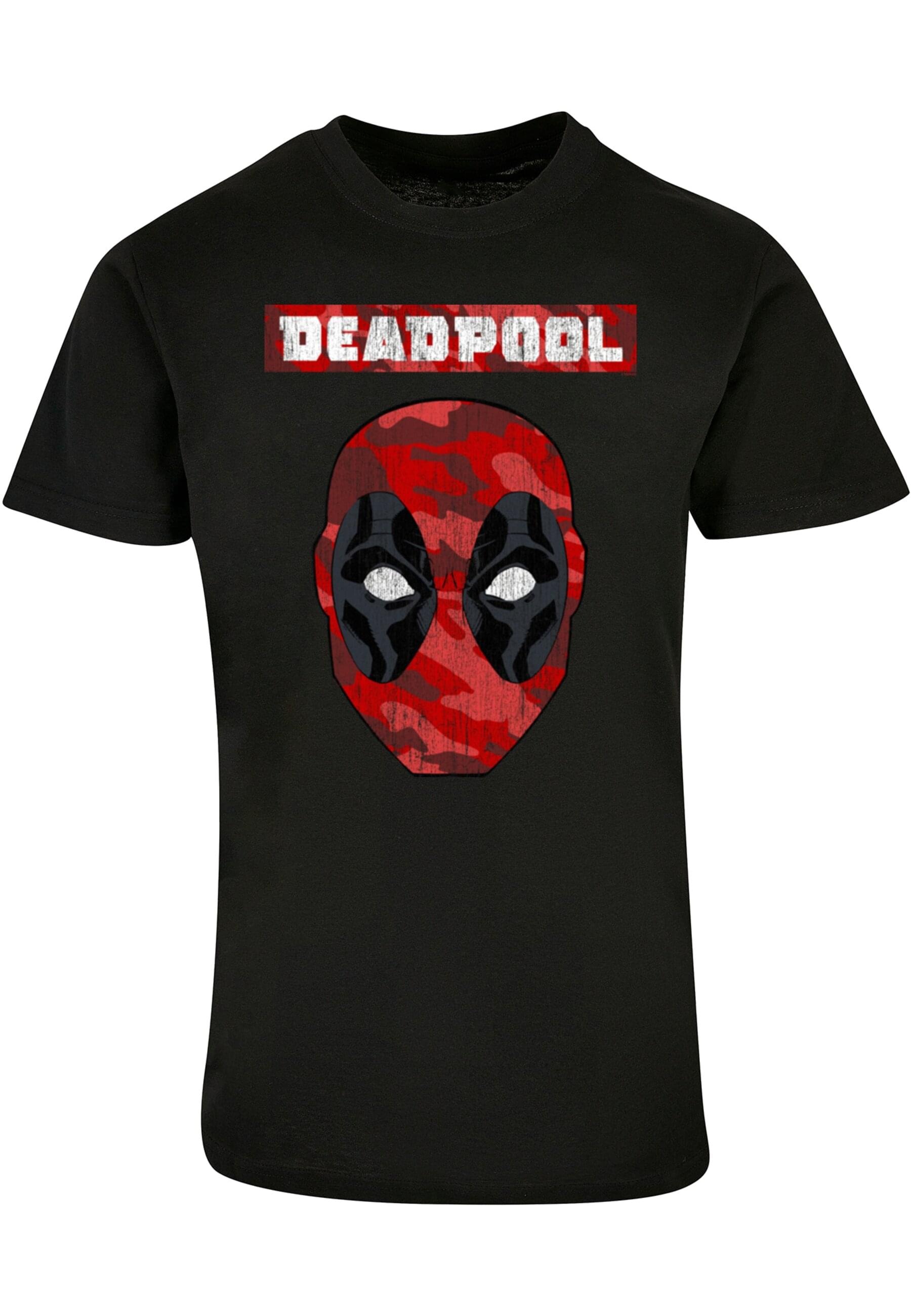 ABSOLUTE CULT T-Shirt "ABSOLUTE CULT Herren Deadpool - Camo Head T-Shirt", günstig online kaufen