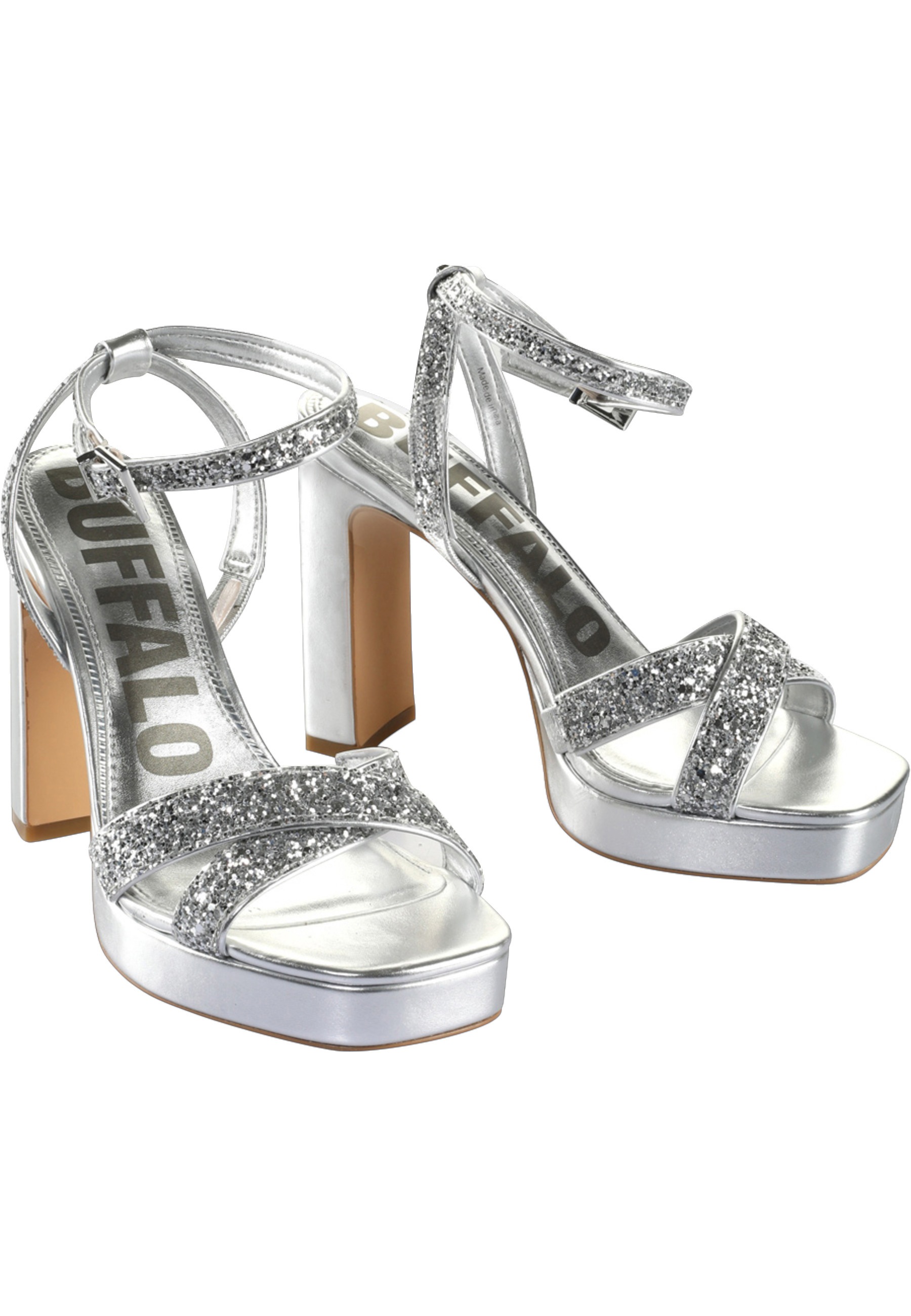 Buffalo High-Heel-Pumps »Buffalo Buffalo June Glam - Vegan Nappa/Glitter«