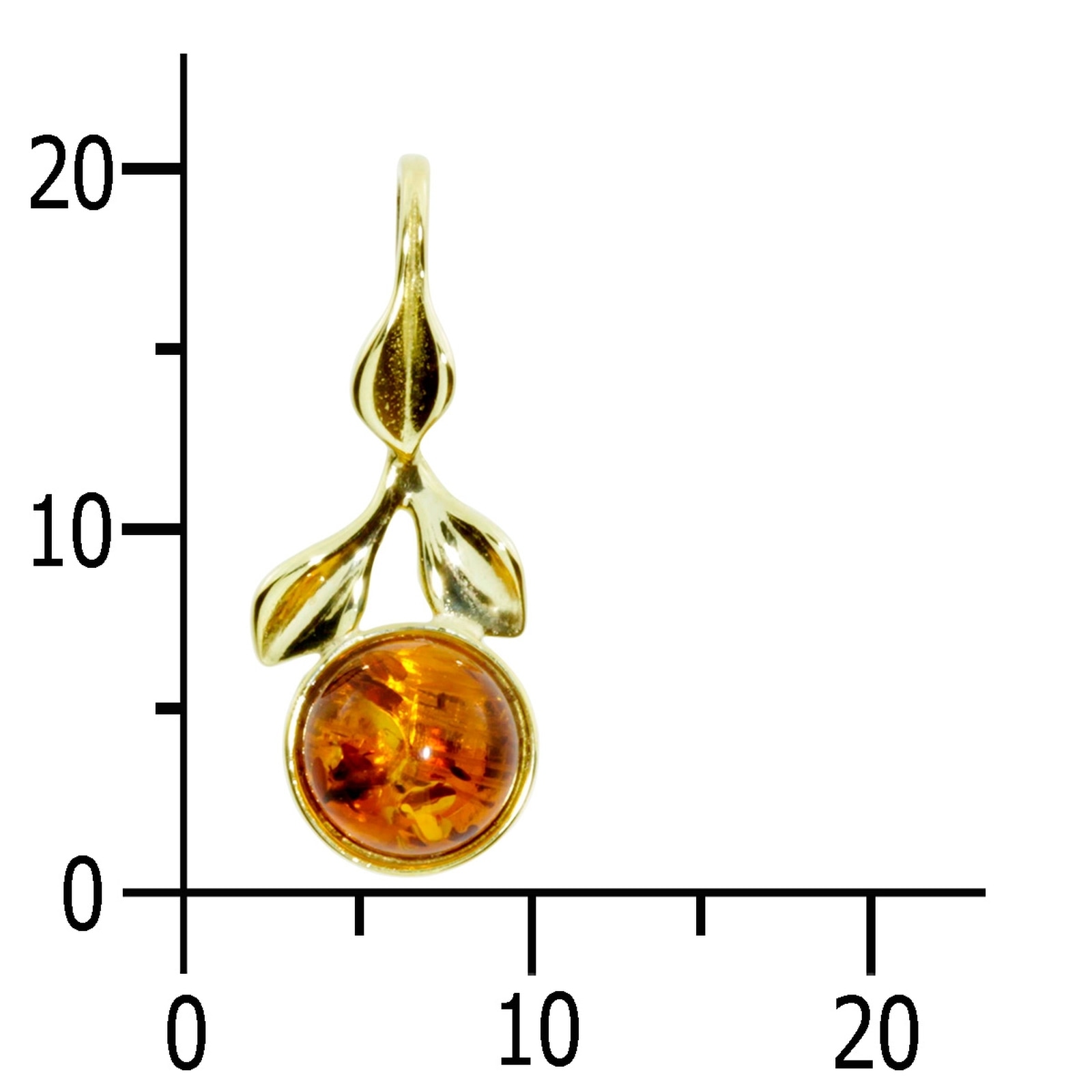 OSTSEE-SCHMUCK Kettenanhänger »Ostsee-Schmuck Anhänger Blüte Anhänger Blüte«, (1 tlg.)