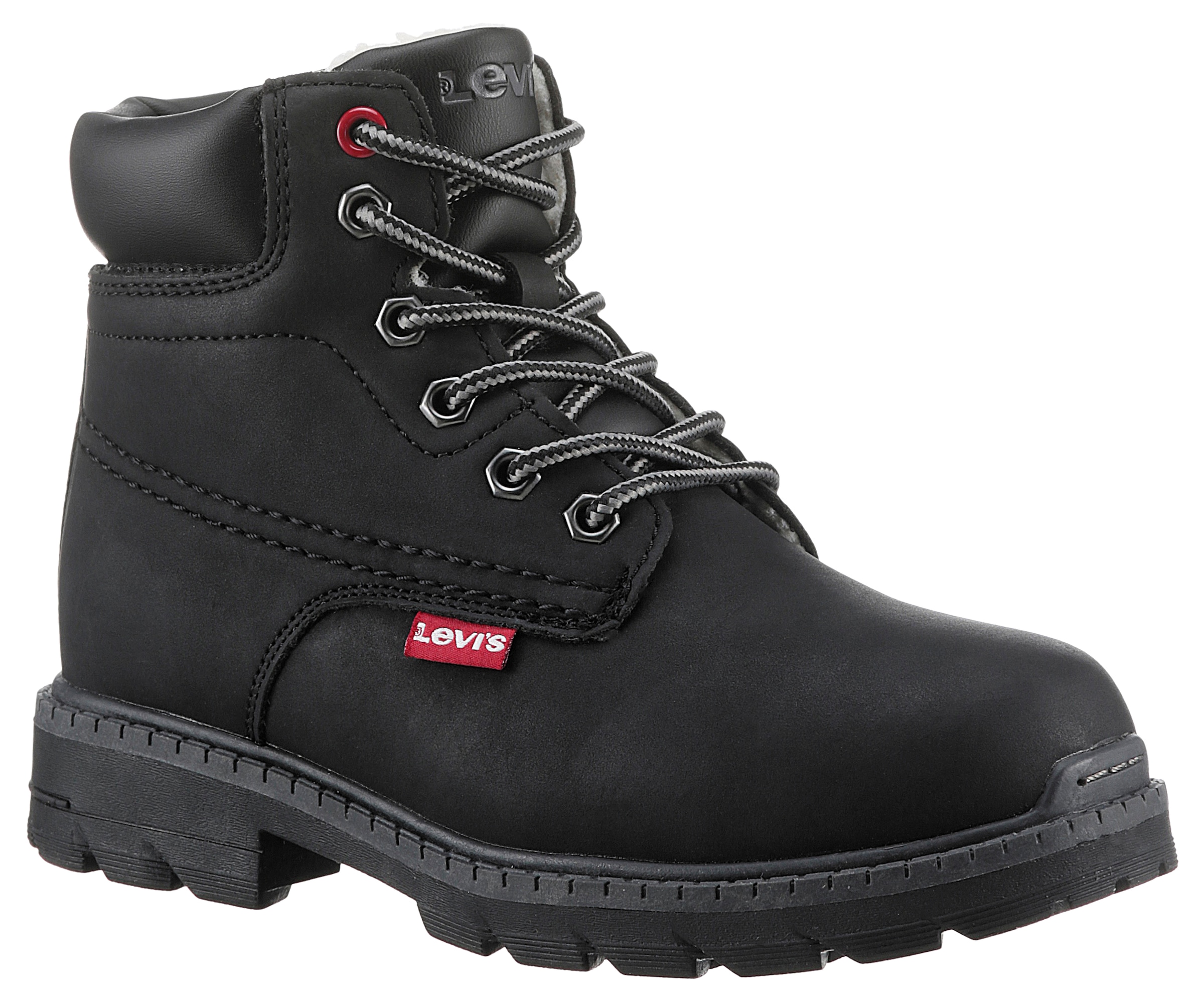 Levis Kids Winterboots "LEVIS NEW FORREST FUR", Schnürboots, Outdoorschuh mit praktischem Innenreißverschluss