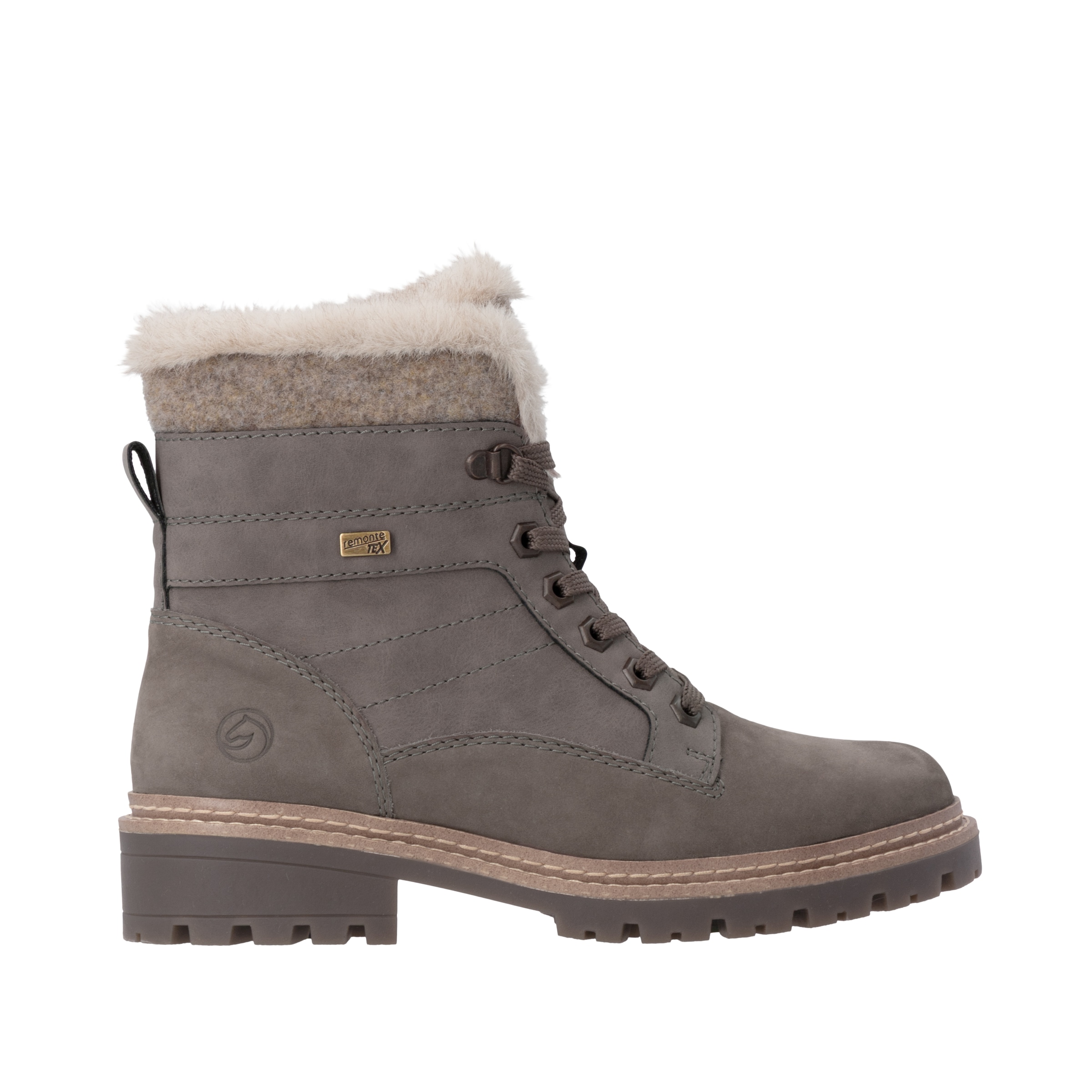 Remonte Winterboots  Schnürboots mit wasserabweisender TEX-Membrane, Schurwollfutter