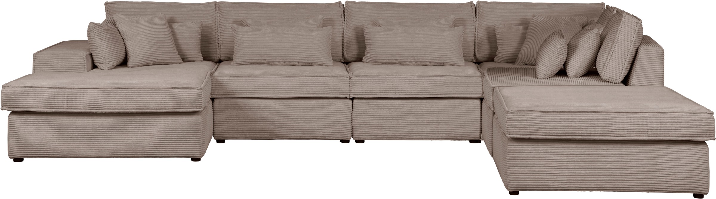 OTTO home Wohnlandschaft "Florid U-Form" 6 Teile, bestehend aus Modulen, vi günstig online kaufen