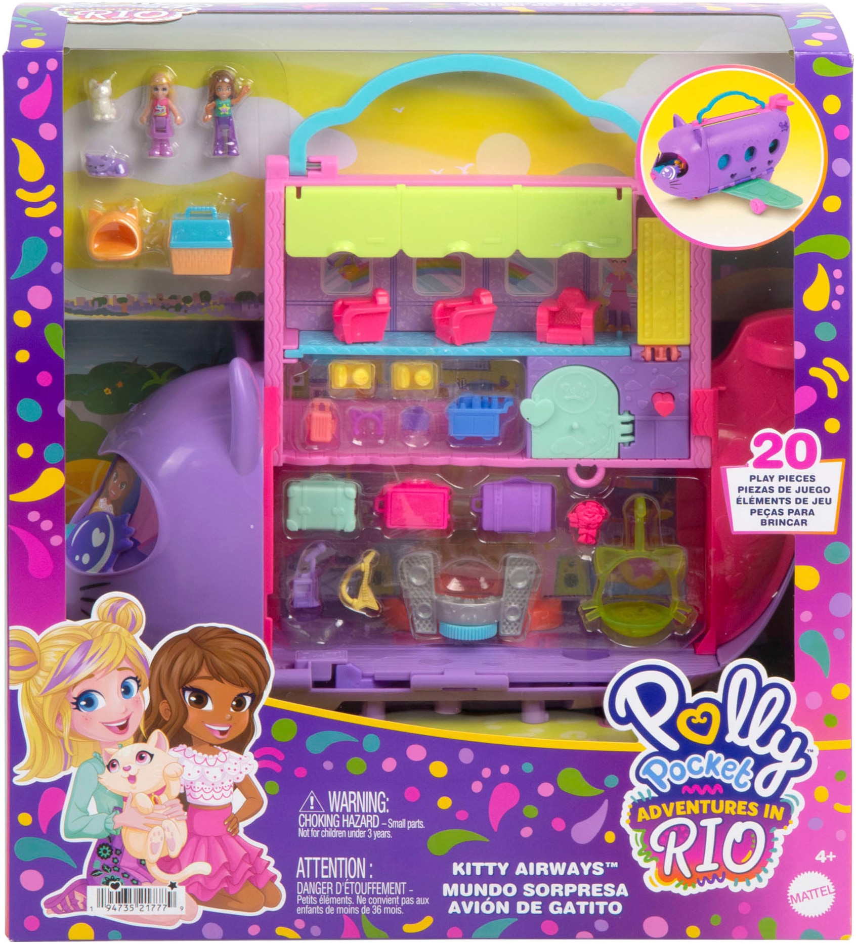 Polly Pocket Spielwelt »Kitty Airways Spielset«